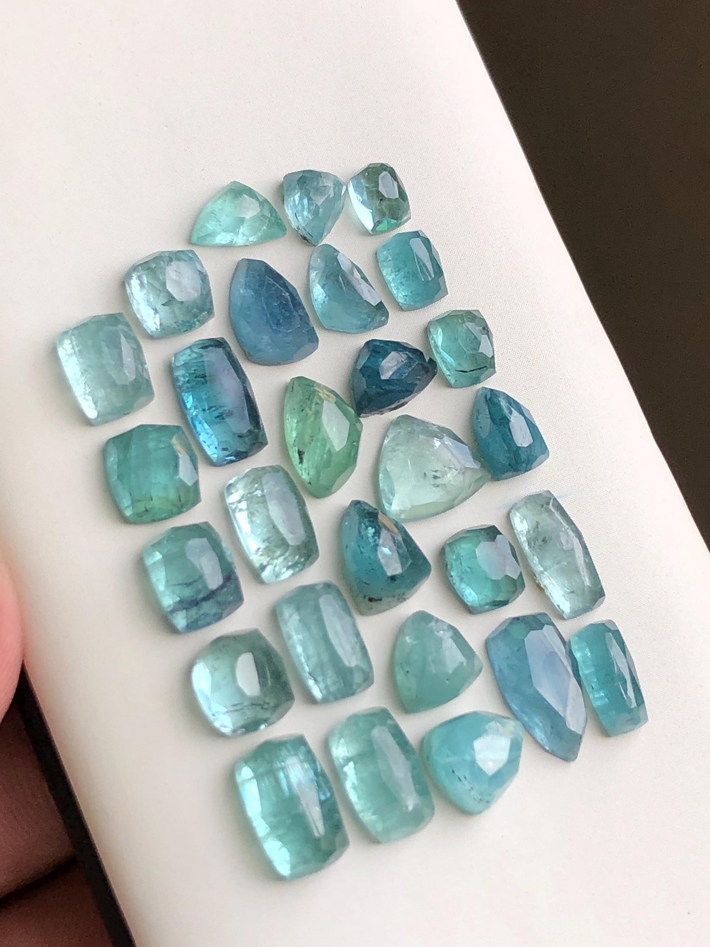 31 carats Tourmaline rose cuts lot origin Afghanistan