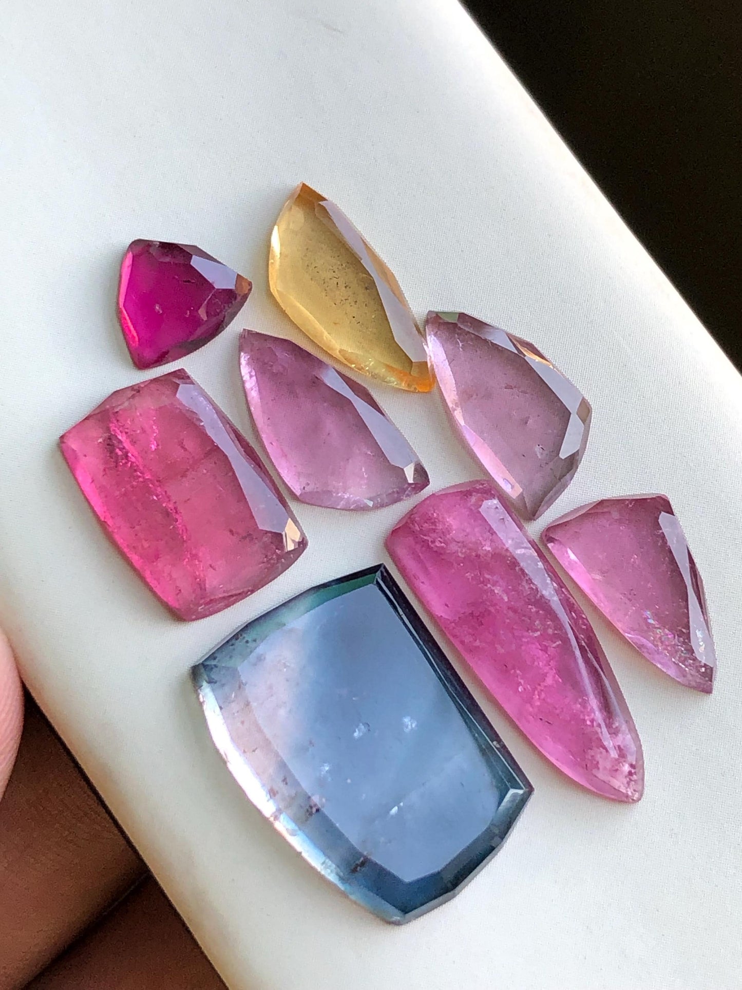 31.30 carats Tourmaline rose cuts lot origin Afghanistan