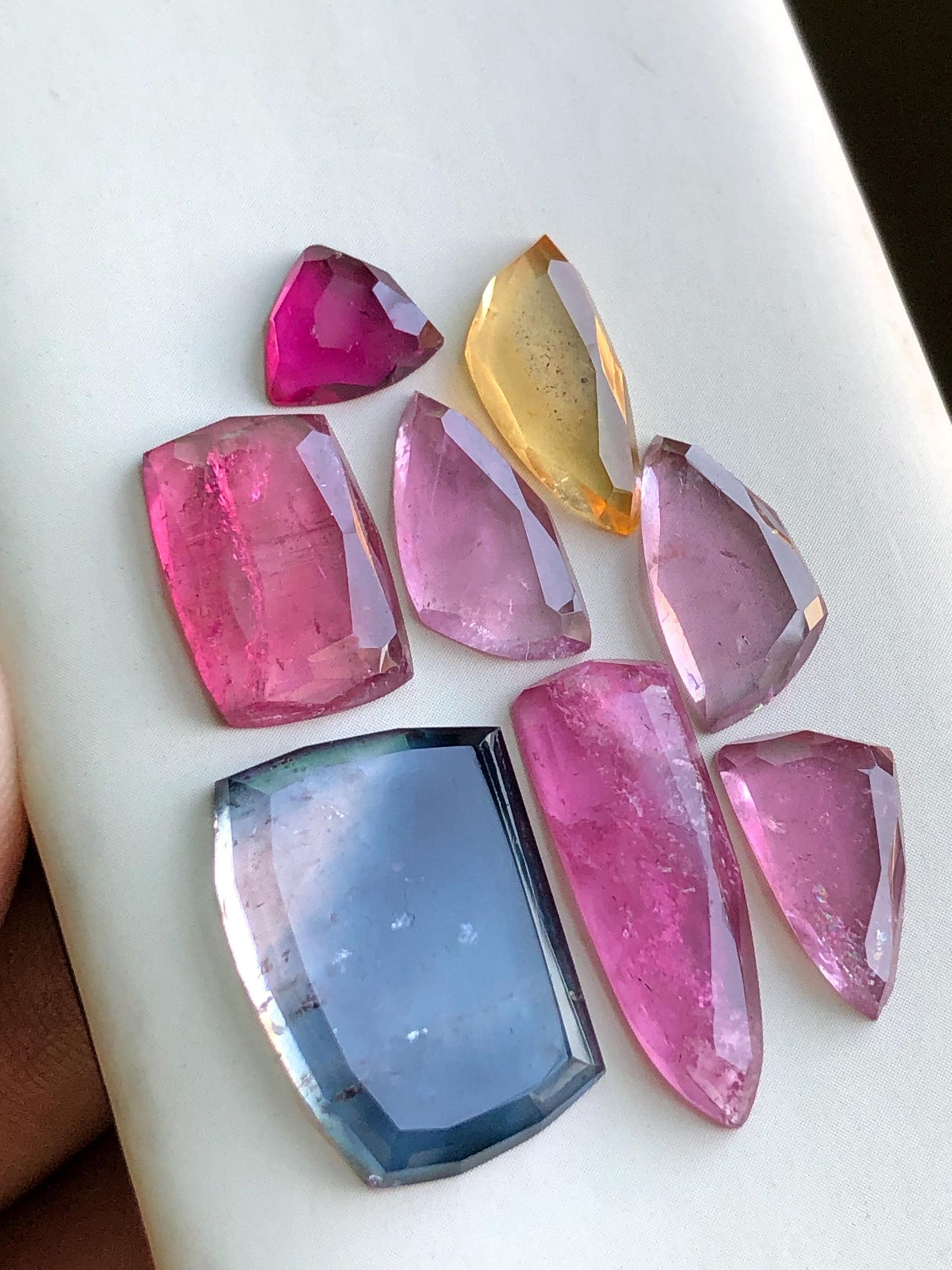 31.30 carats Tourmaline rose cuts lot origin Afghanistan