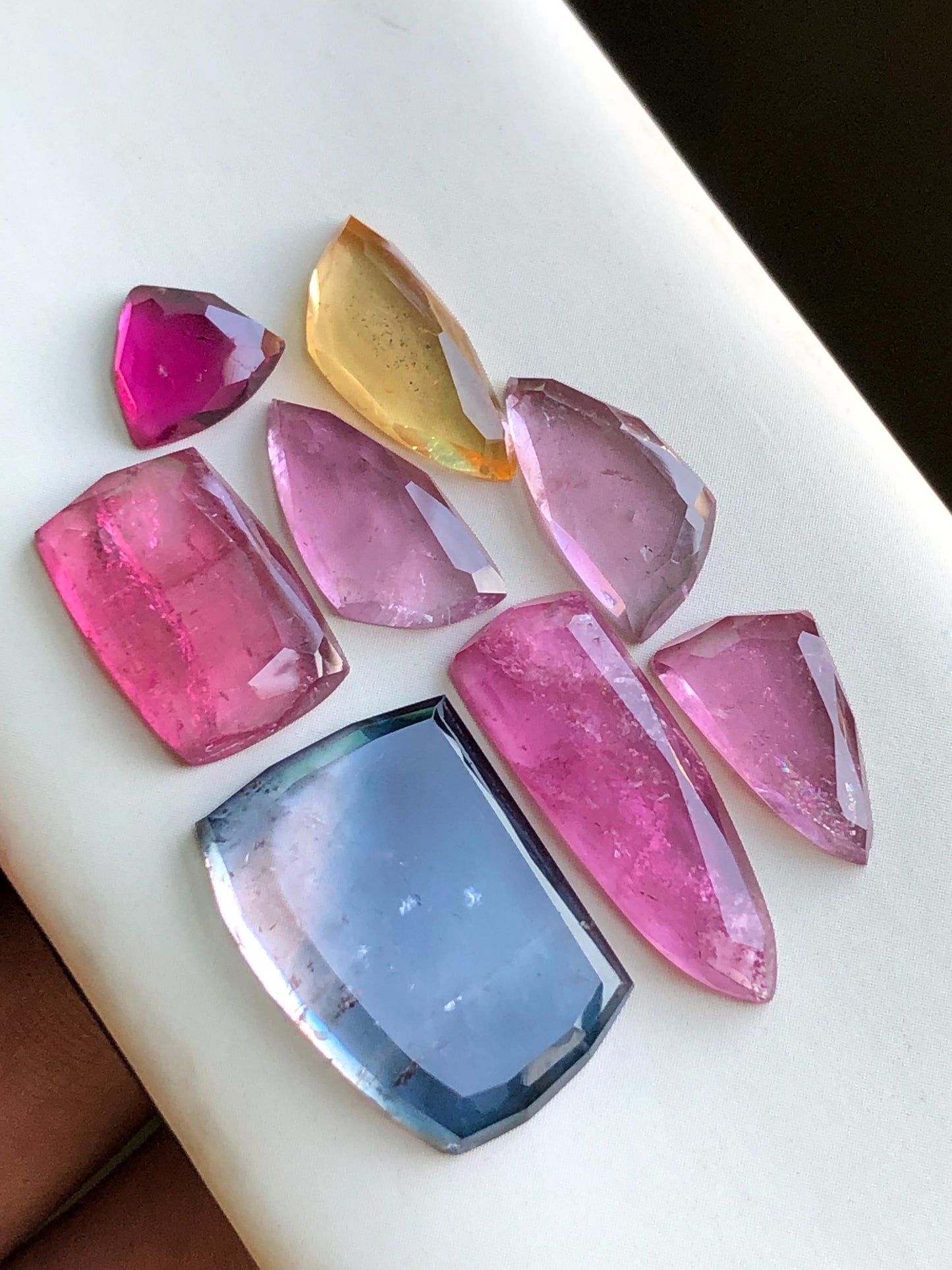 31.30 carats Tourmaline rose cuts lot origin Afghanistan