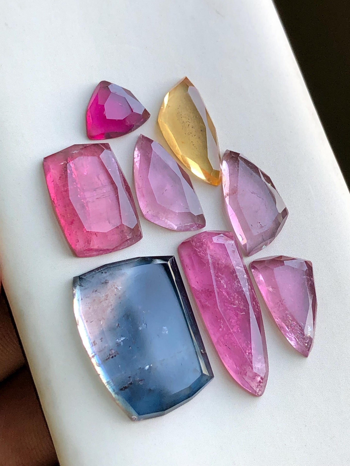 31.30 carats Tourmaline rose cuts lot origin Afghanistan