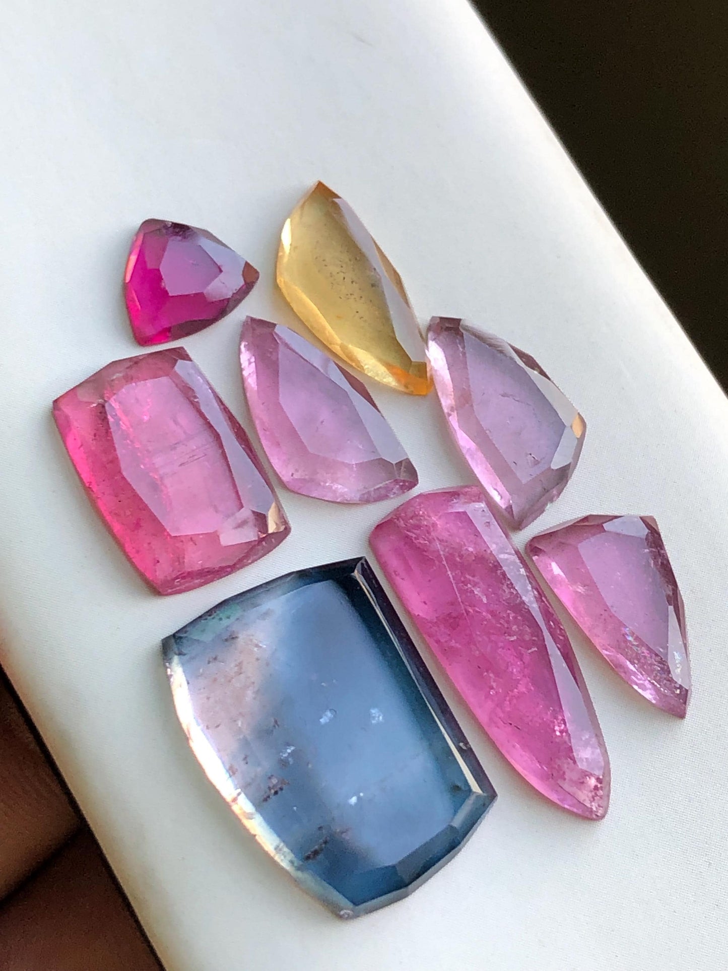 31.30 carats Tourmaline rose cuts lot origin Afghanistan