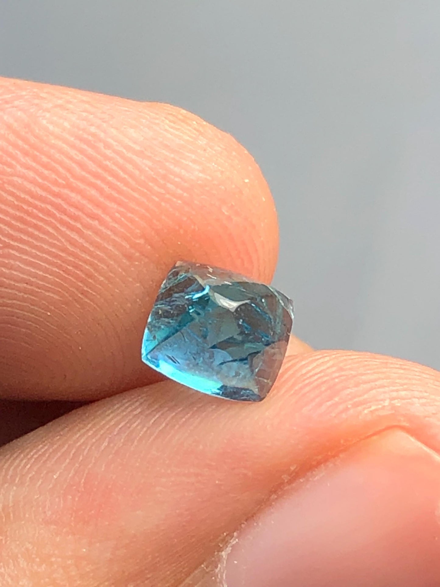 Neon Blue Tourmaline Cabochon 1.20 ct - Sugar Loaf Cut for Fine Jewelry