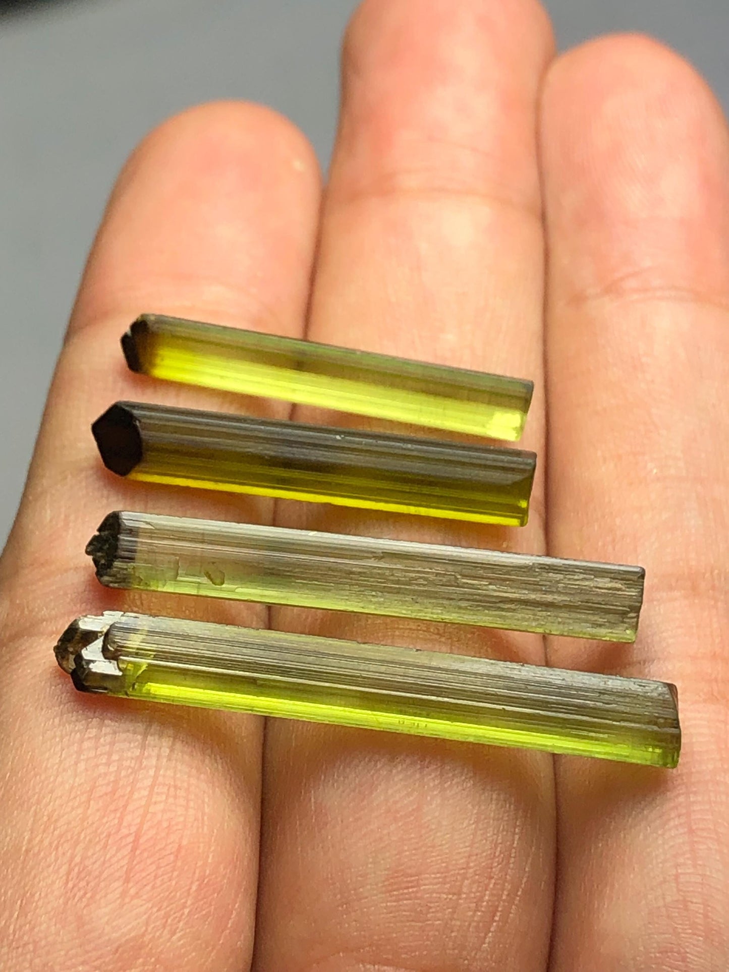 Olive Green Tourmaline Crystals 28.95 ct – Natural Collector Pieces