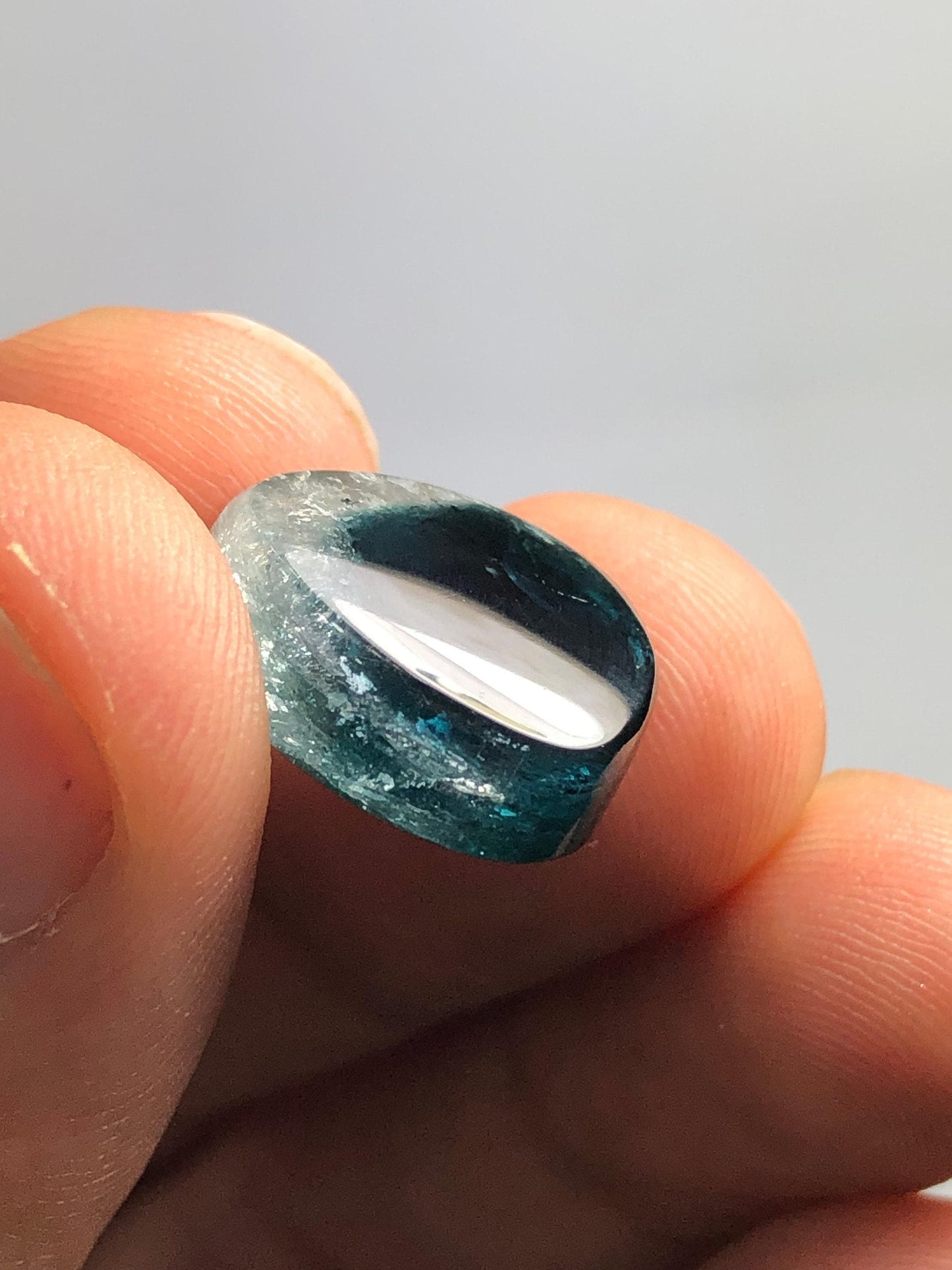 Tourmaline Cabochon 14.80 ct - Polished Gem for Wire Wrap or Pendant