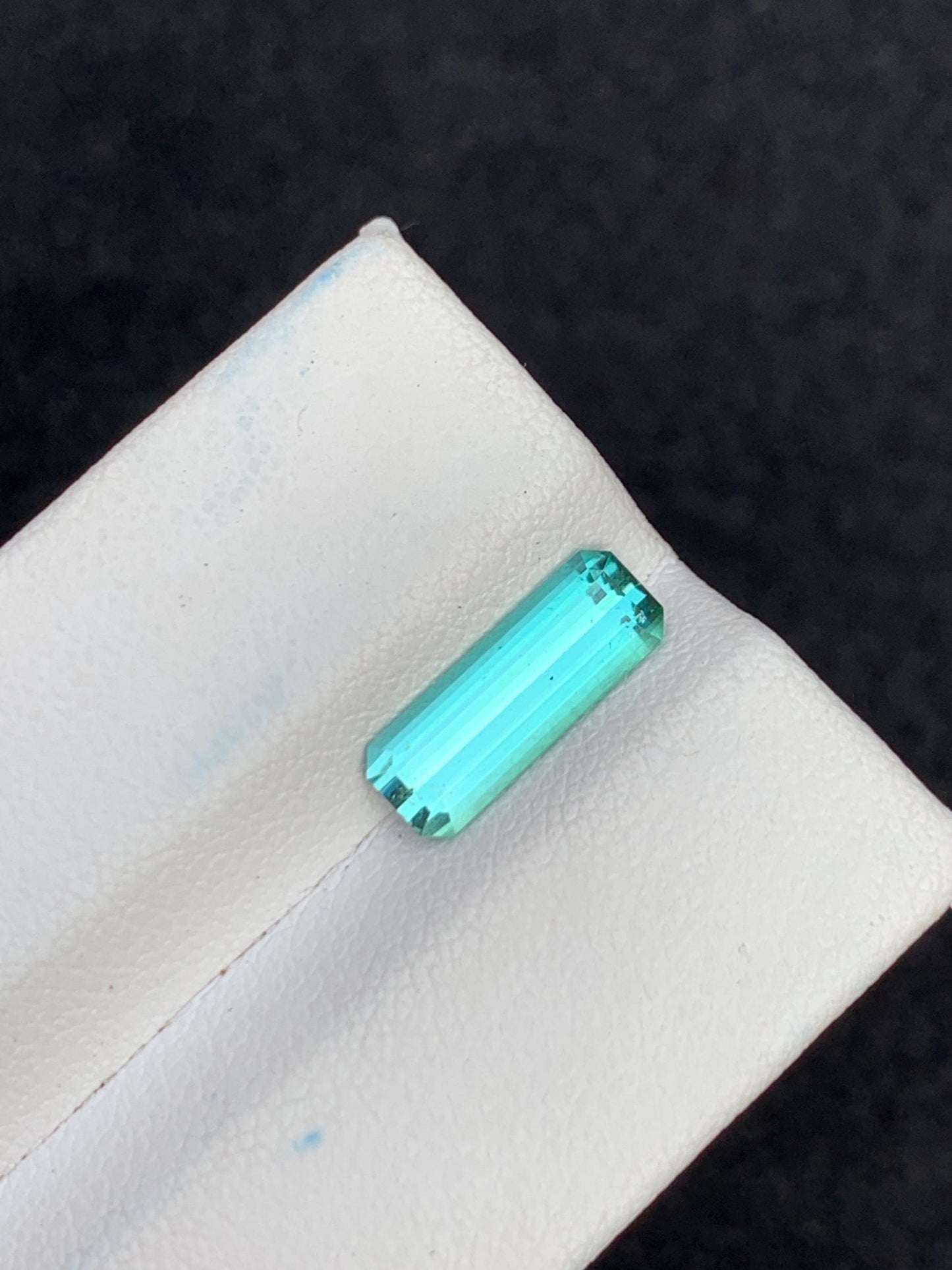 Blue Tourmaline Faceted 1.70 ct - Gemstone for Engagement Ring