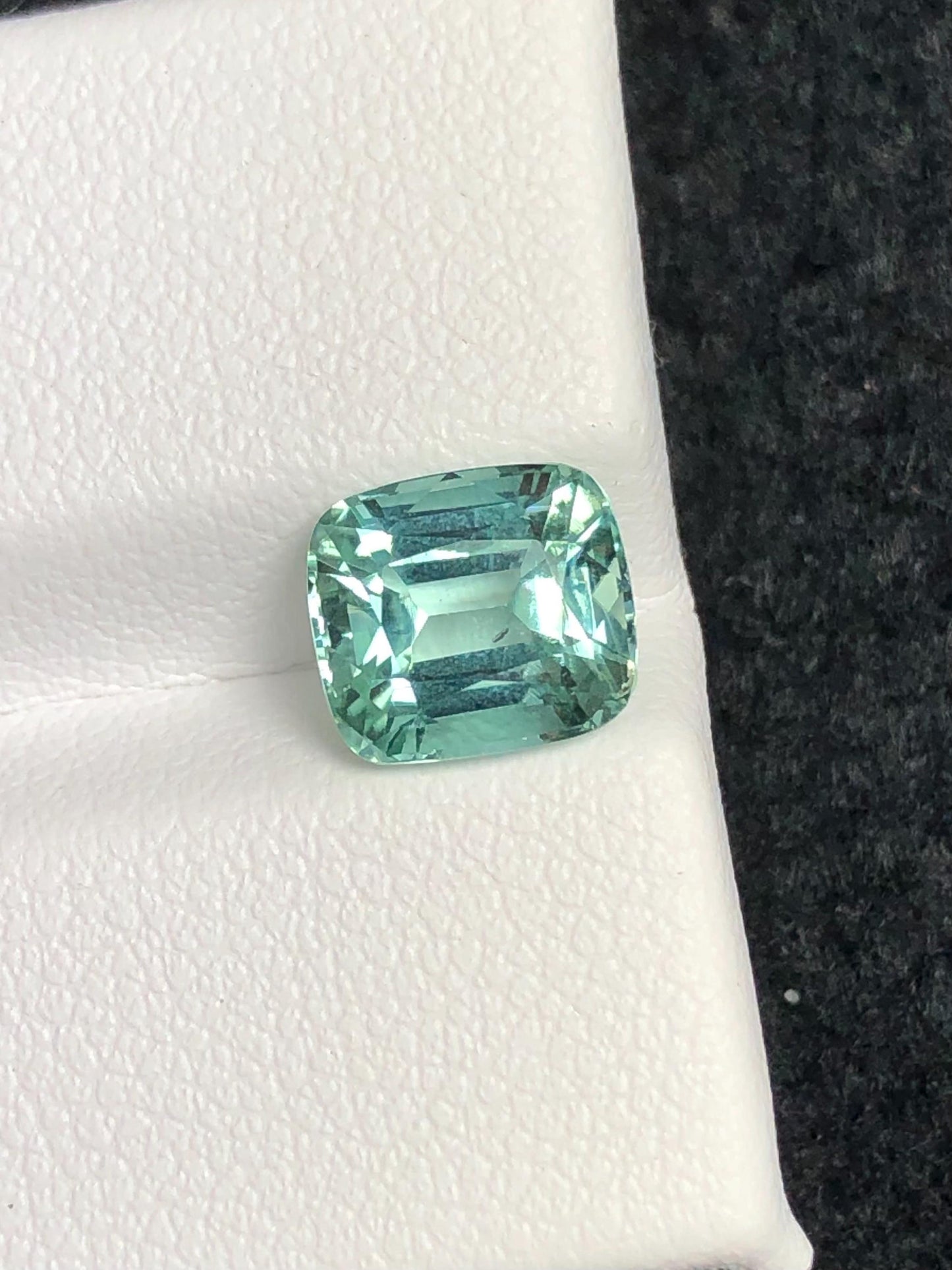 Natural Sea Foam Tourmaline Faceted 2.25 ct - Gemstone for Jewelry from Afghanistan