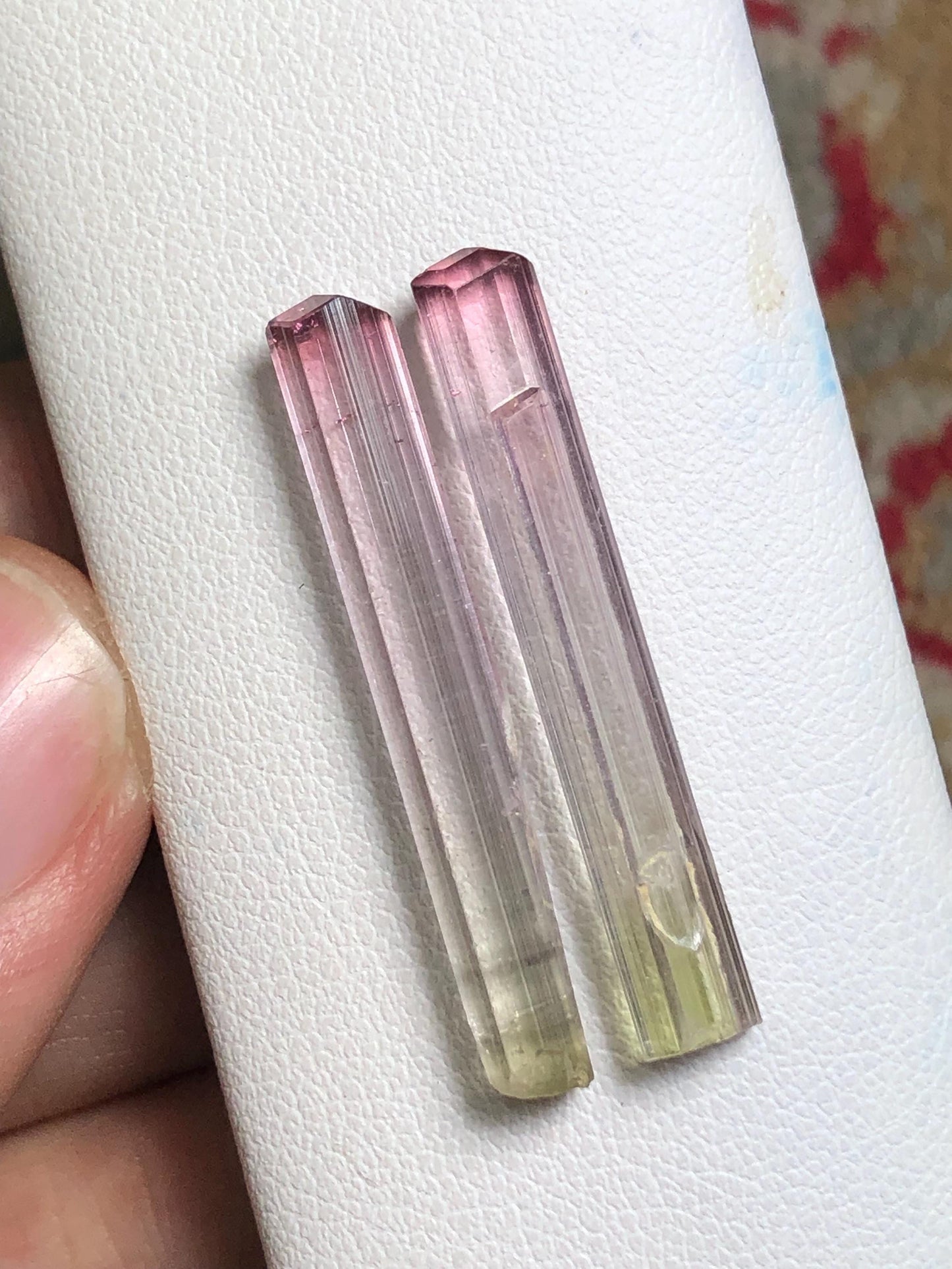 Paprook Tourmaline Crystal Pair 15.90 ct - Collector Specimen from Afghanistan (Paprook/Kunar)