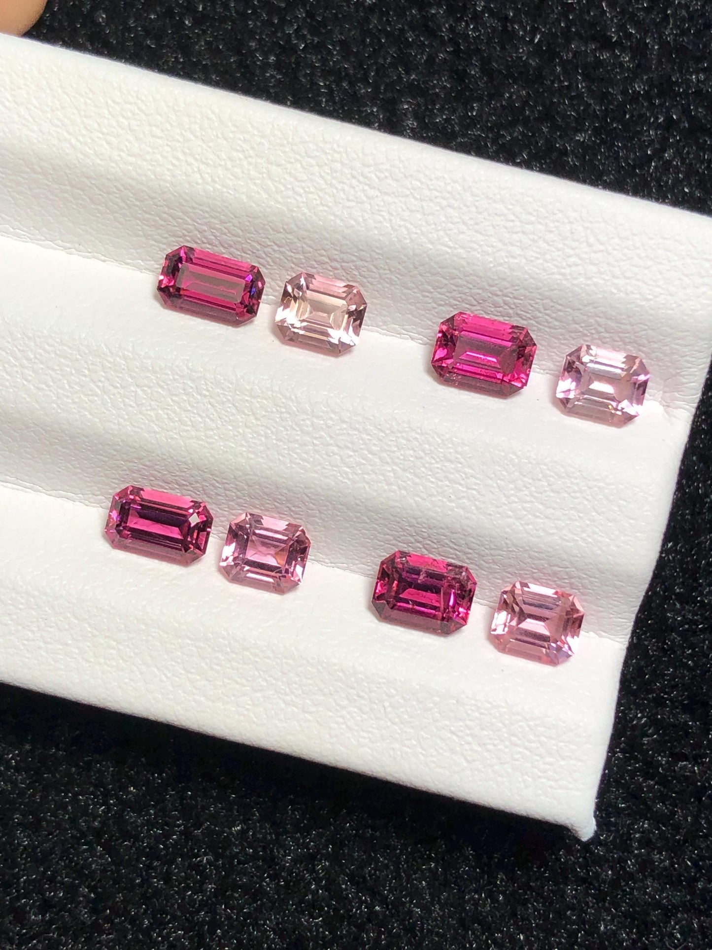 Hot Pink Tourmaline Pair: Natural Gemstone, Afghanistan Origin, 3.60 CTs