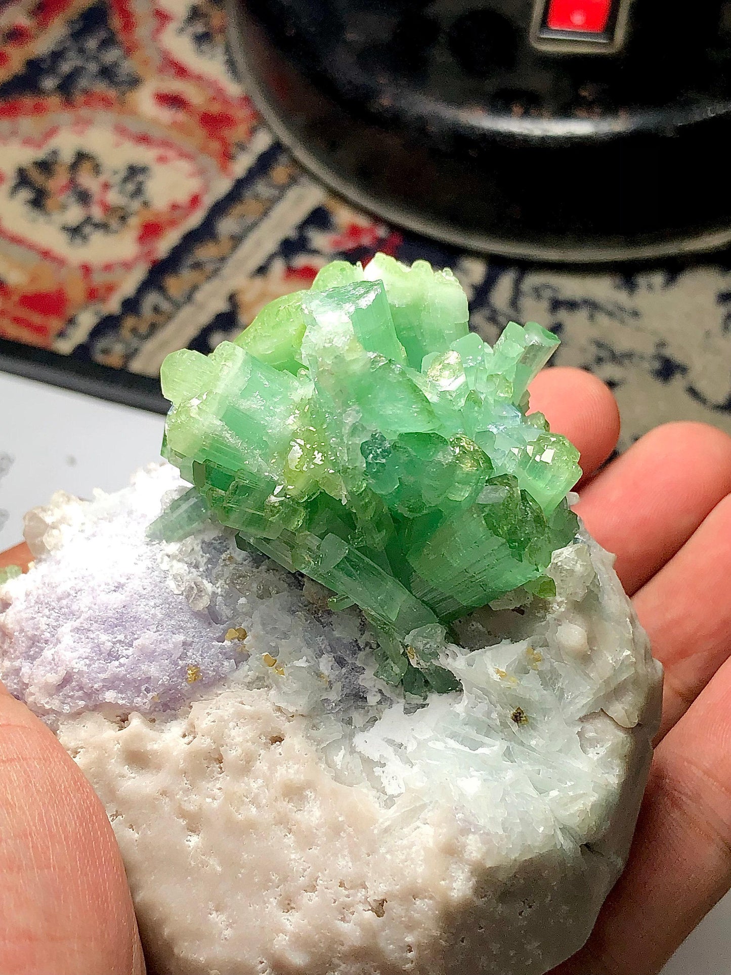 Mint Green Tourmaline Specimen 333 g - Large Collector Specimen