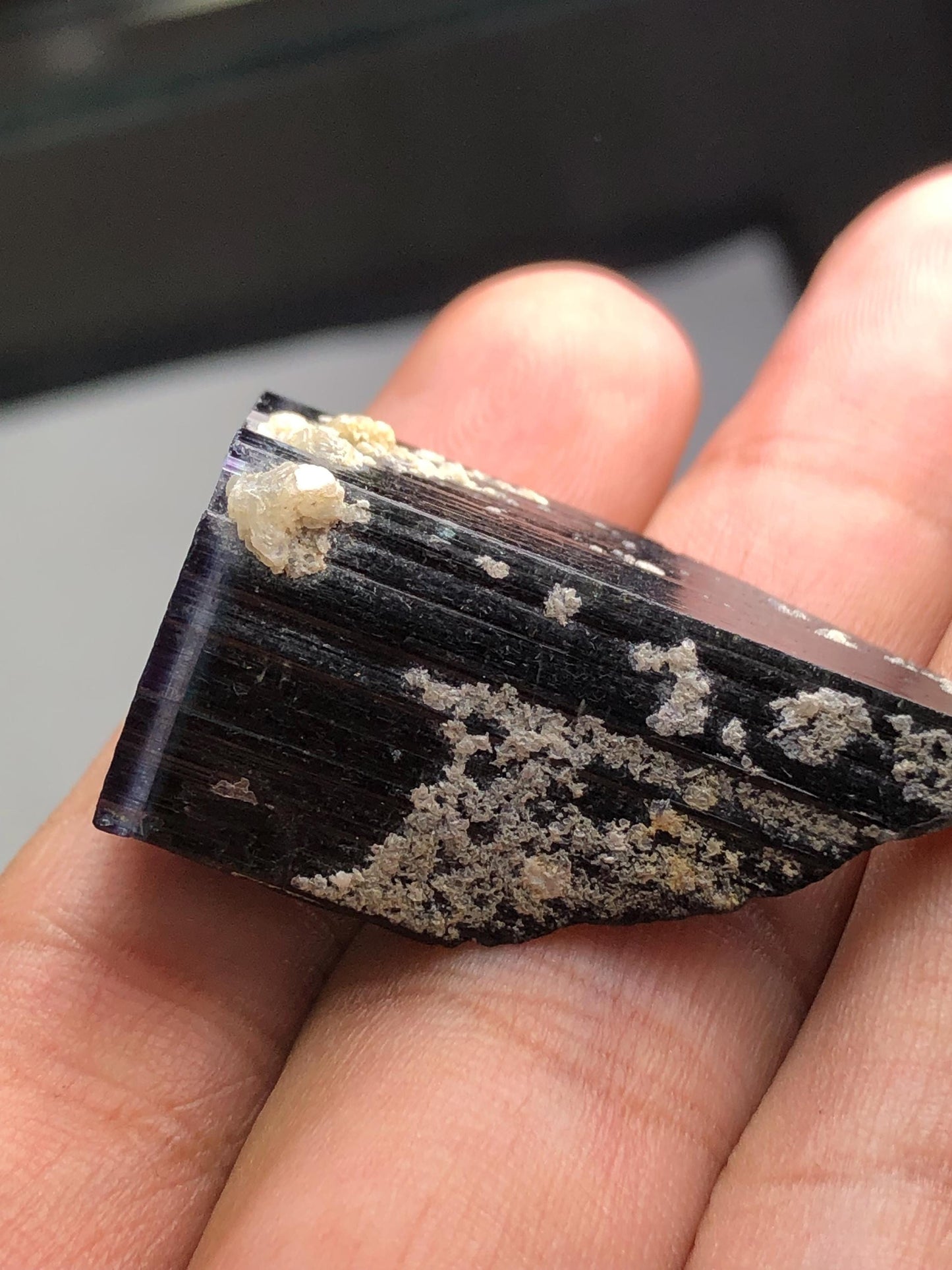 Bi Colour Tourmaline Crystal 14 g - Collector Mineral Specimen