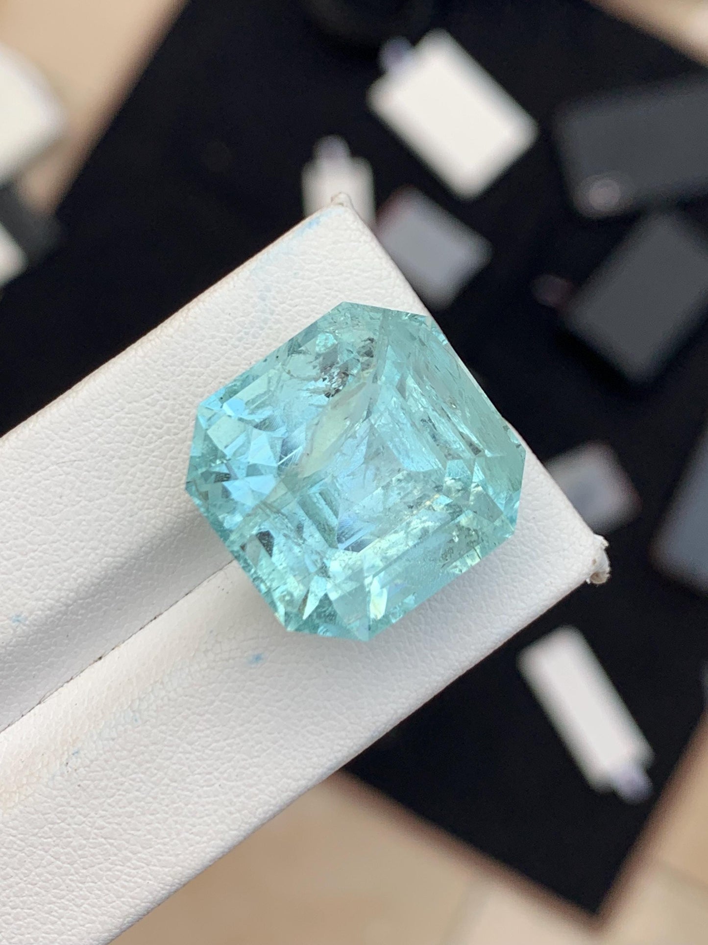 Aquamarine Faceted 42 ct - Statement Pendant Jewelry