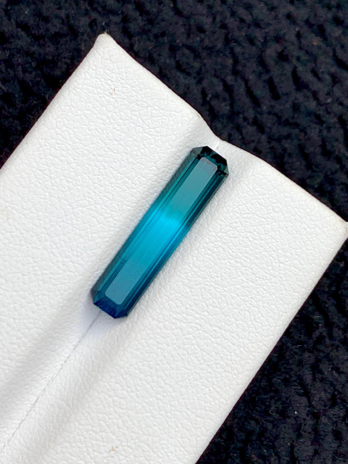 Neon Blue Bi Colour Tourmaline Faceted 4 ct - Rare Collector Cut