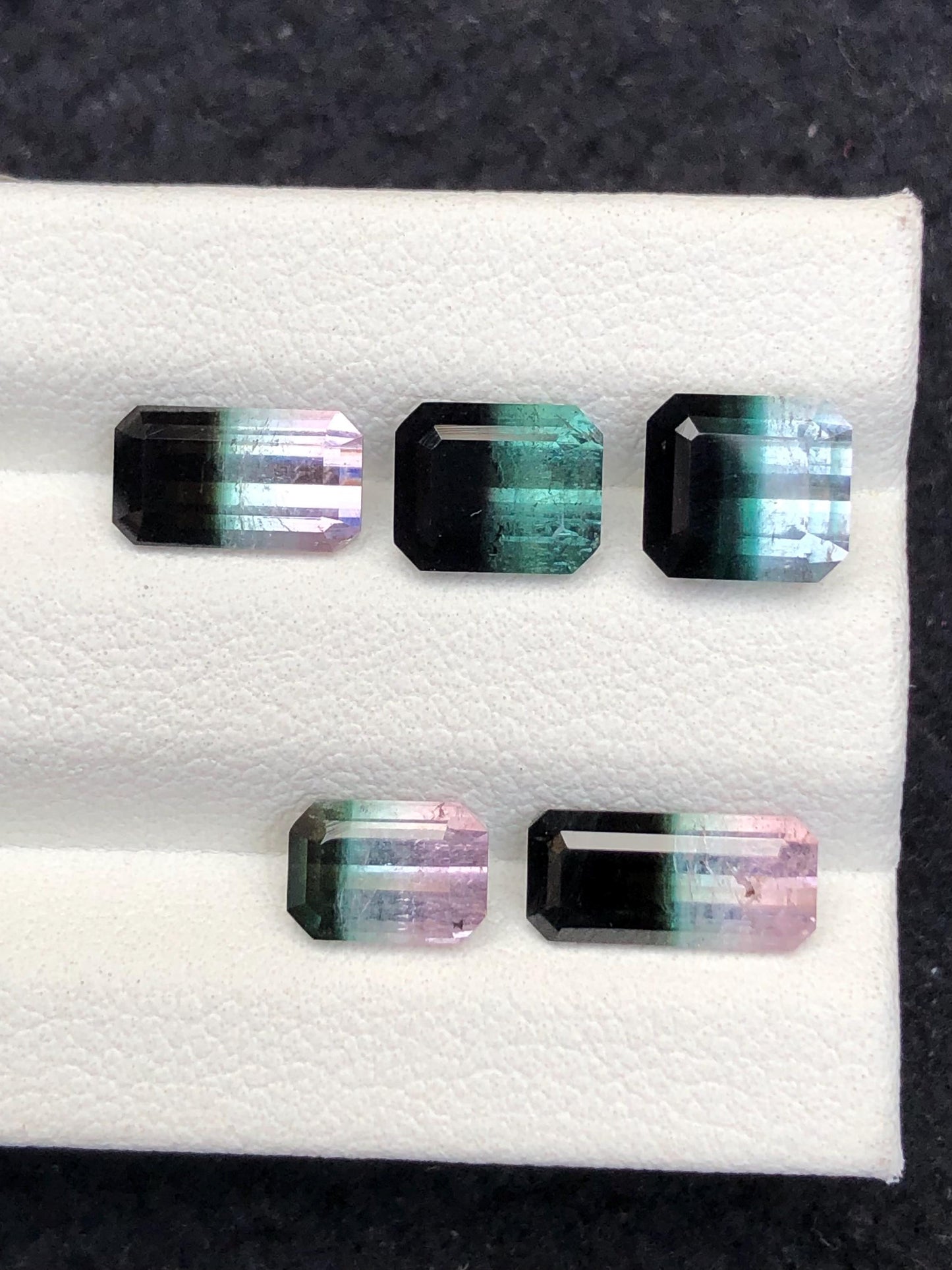 Bi Colour Tourmaline Faceted Lot 7.70 ct - Fine Jewelry Parcel