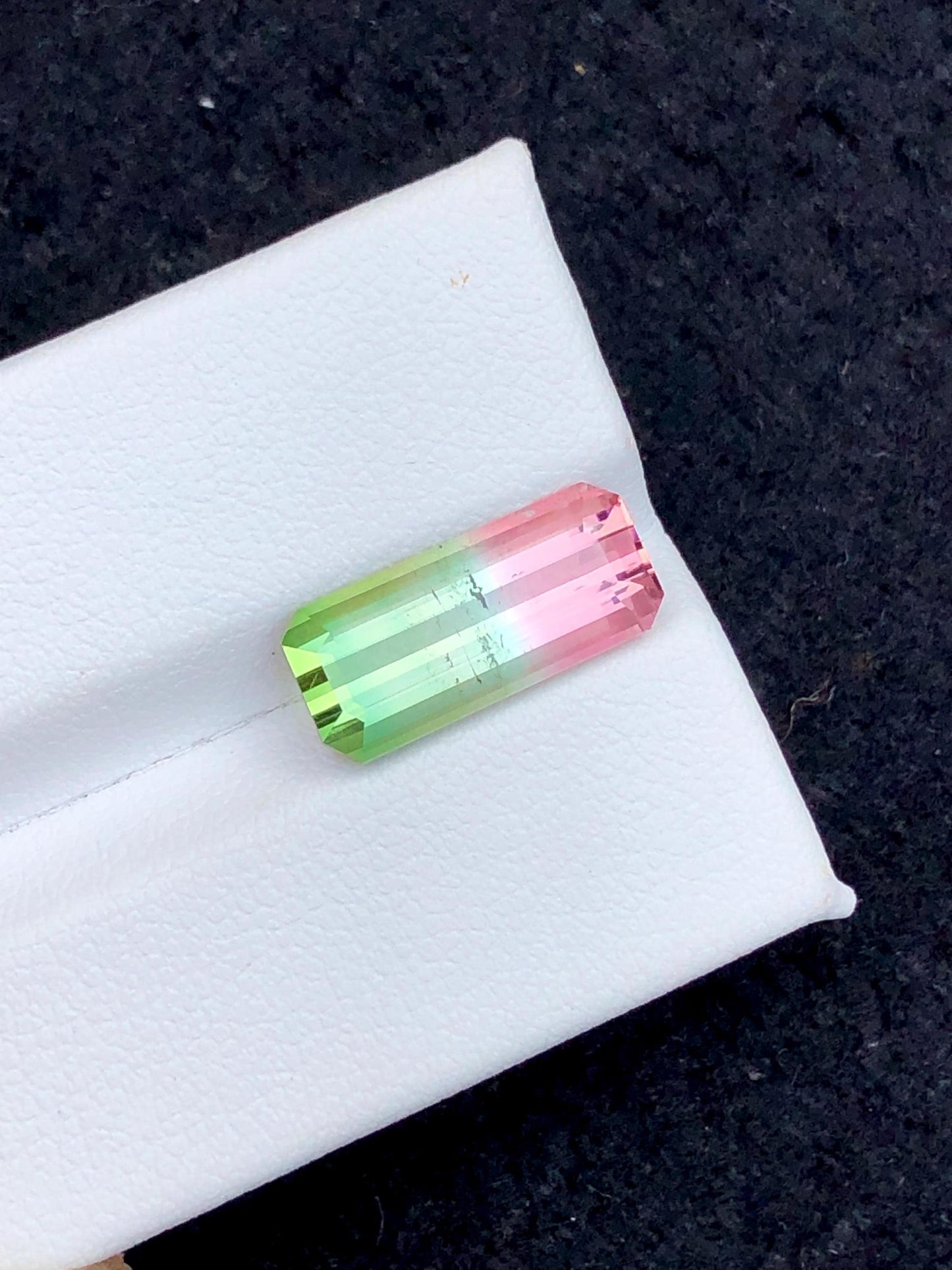 Watermelon Tourmaline Faceted 4.85 ct - Engagement Jewelry Accent