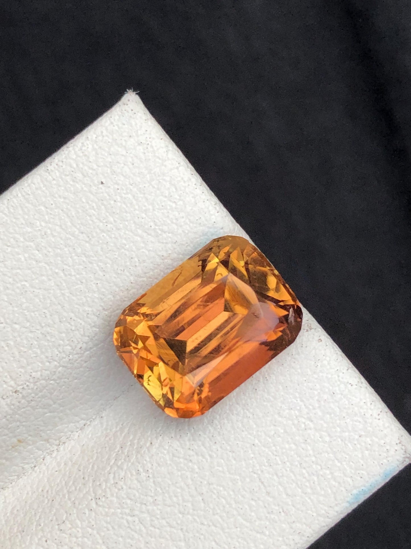 Peach Tourmaline Faceted 7.20 ct - Wedding Jewelry Highlight