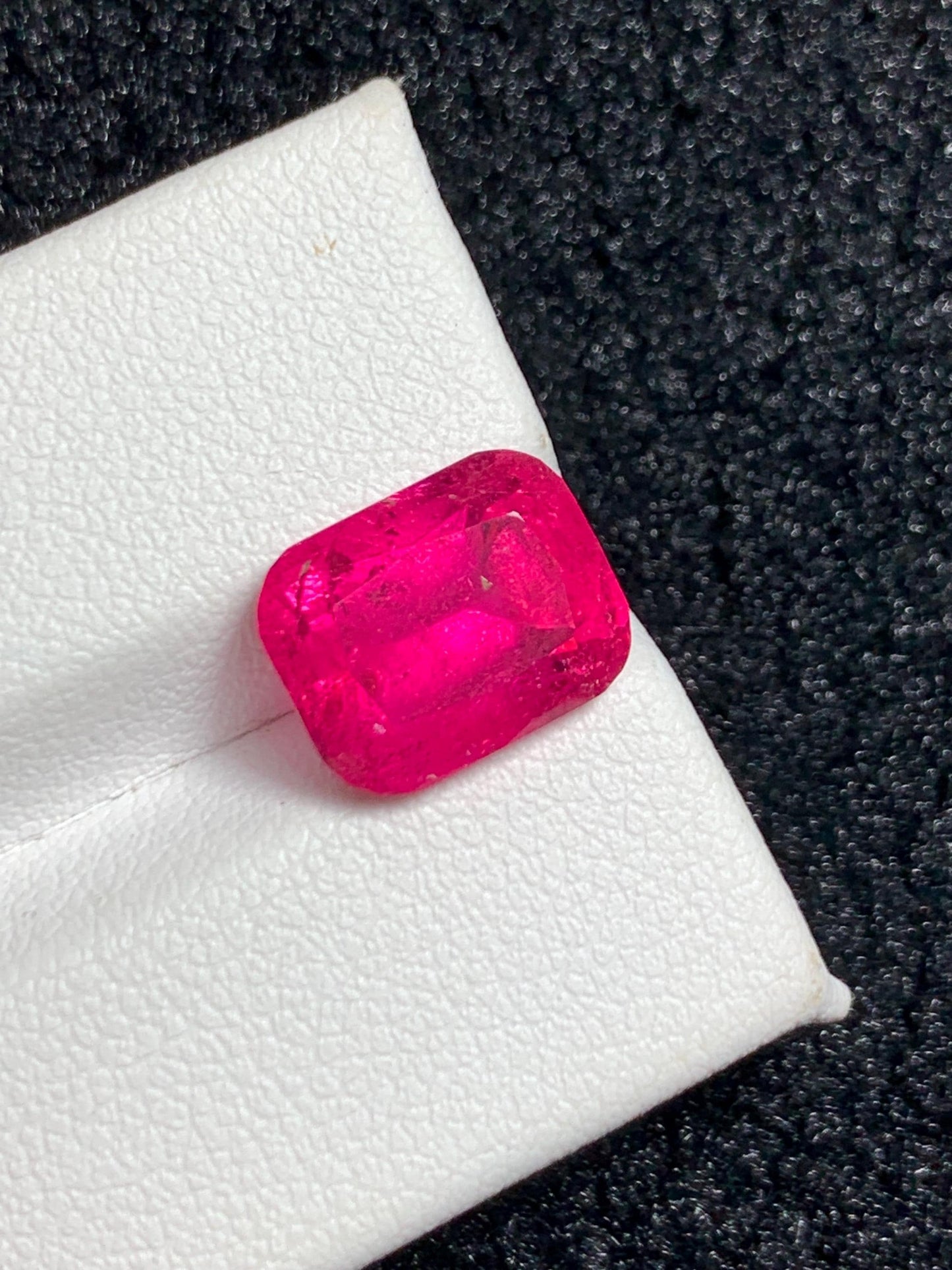 Rubellite Tourmaline Faceted 5 ct - Engagement Ring Centerpiece