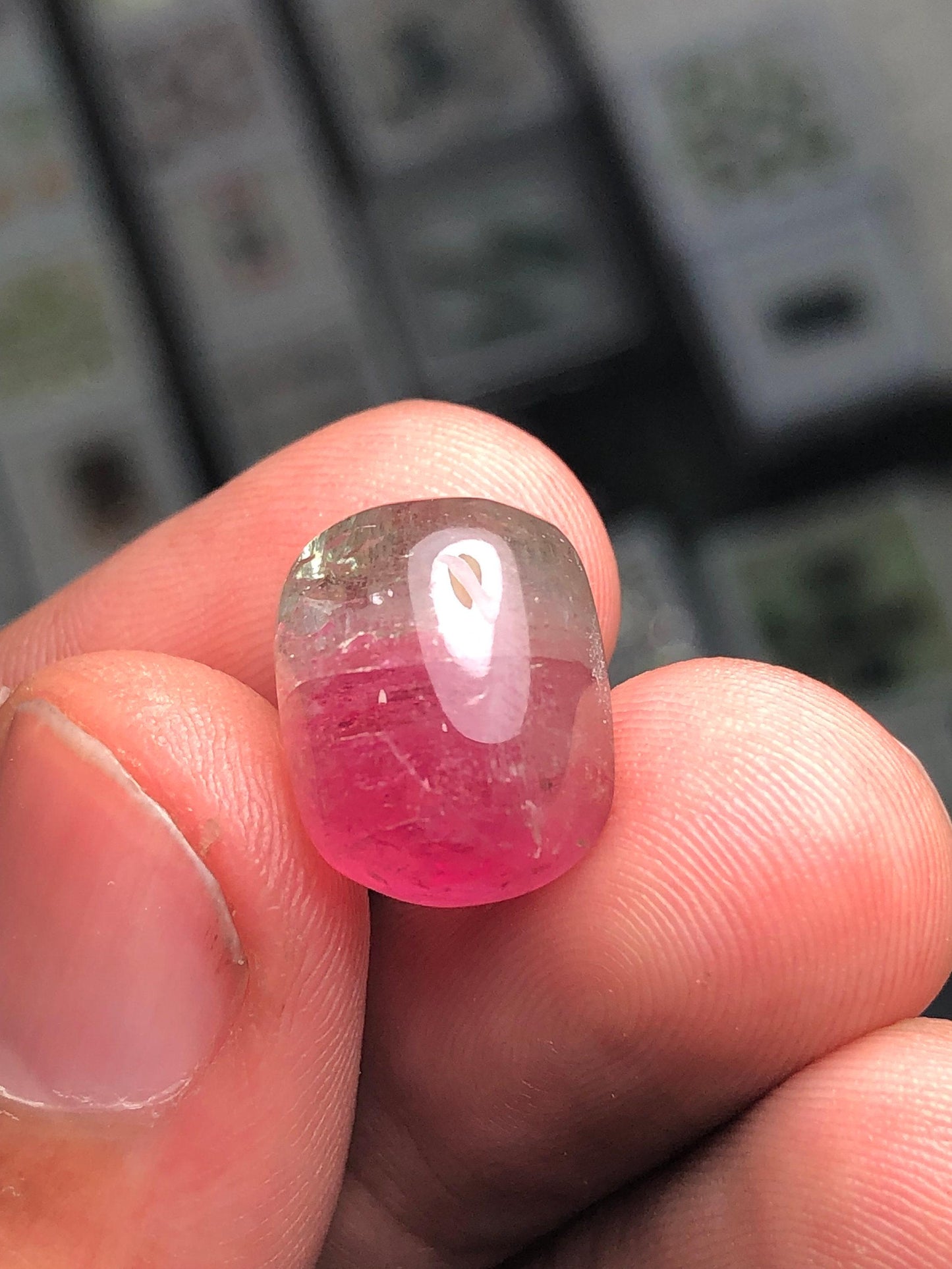 Watermelon Tourmaline Cabochon 14.30 ct - Natural Healing Crystal