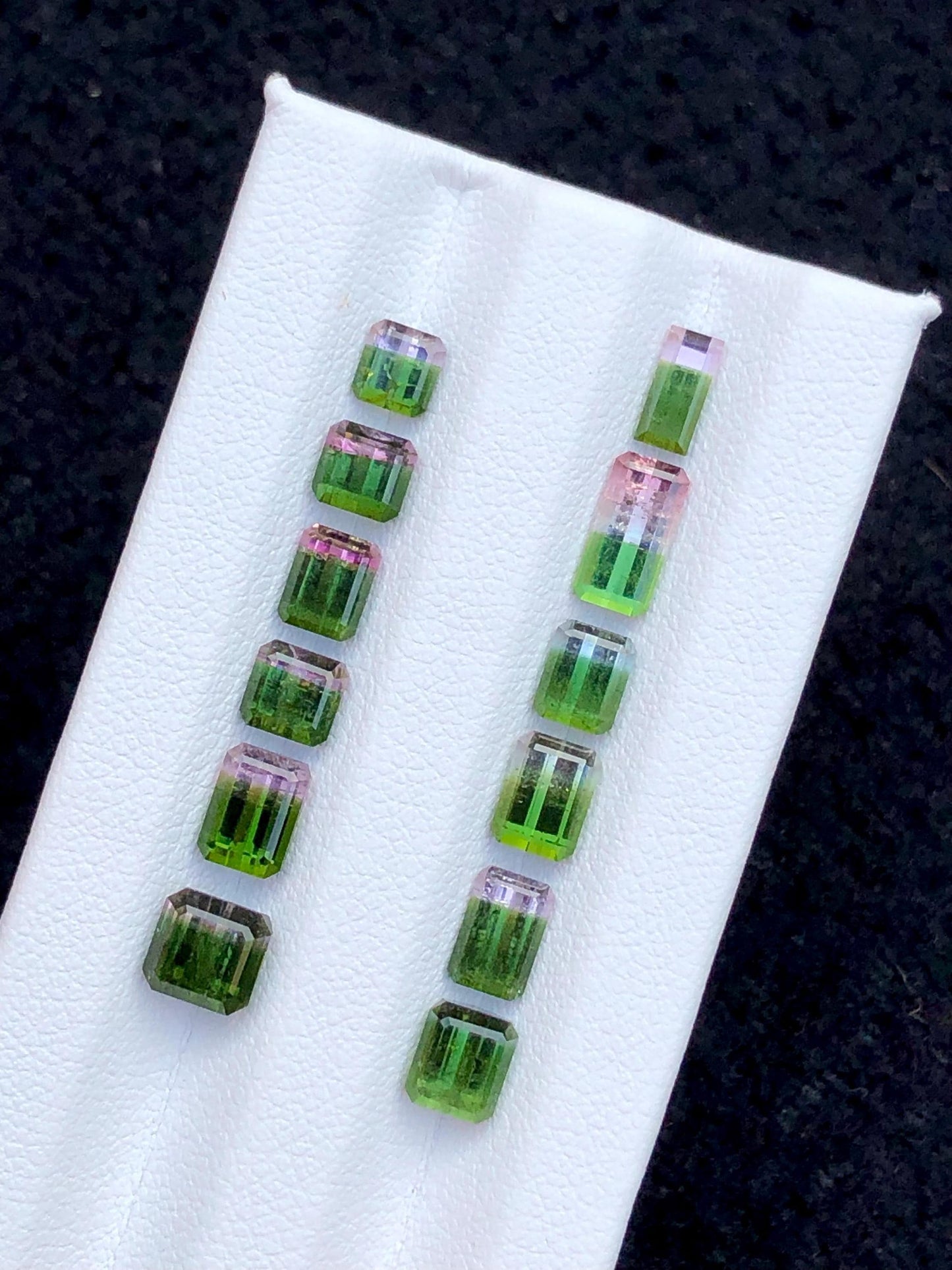Bi Colour Tourmaline Faceted 9.30 ct - Fine Jewelry Centerpiece