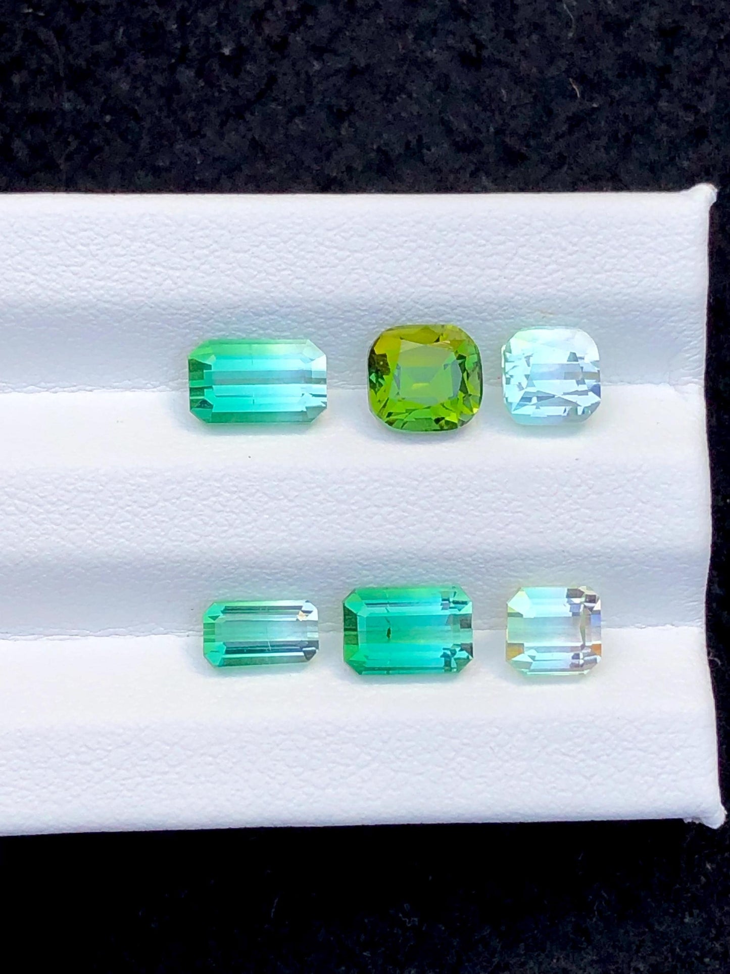 Multi Colour Tourmaline Faceted Lot 6.70 ct - Natural Collector Parcel