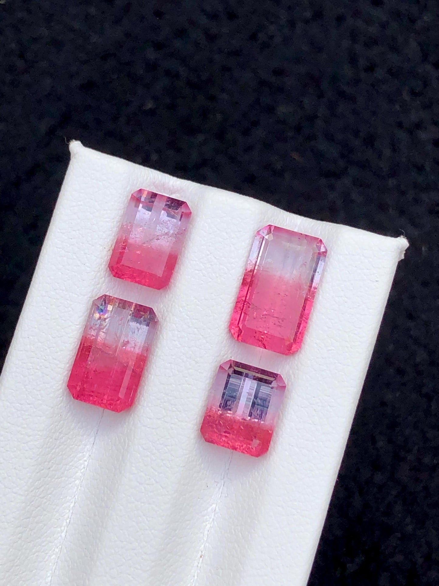 Bi Colour Tourmaline Faceted 12.65 ct - Natural Collector Gem