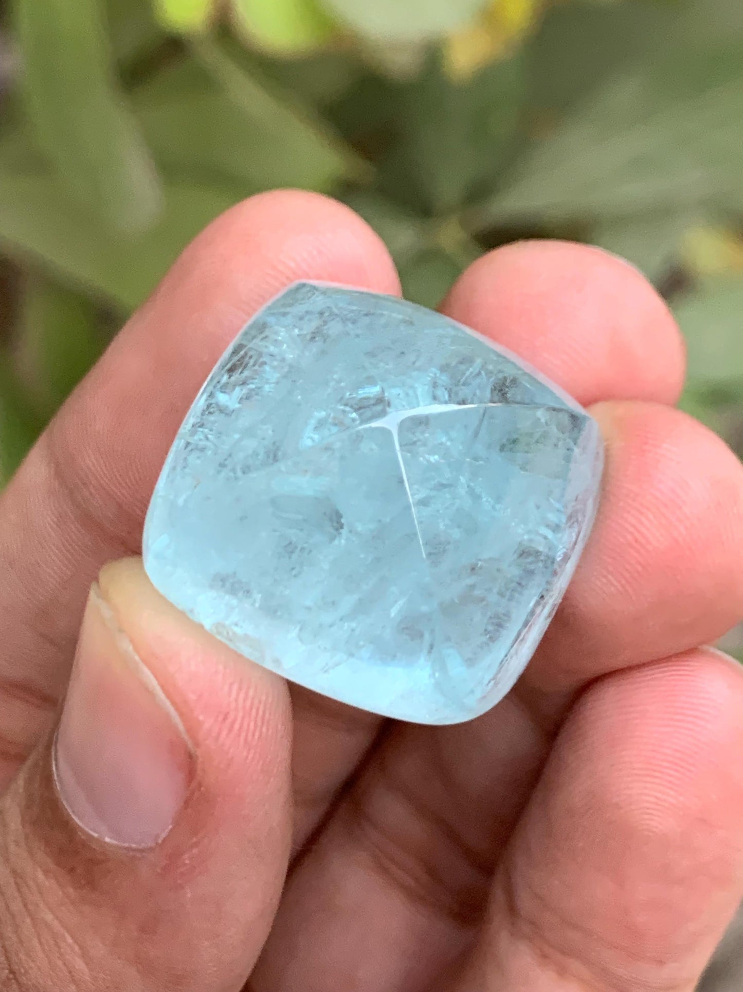 Aquamarine Cabochon 93 ct - Collector Sugarloaf Gem