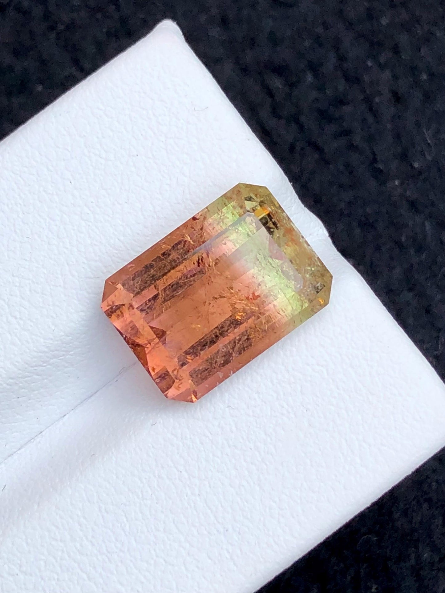 Bi Colour Tourmaline Faceted 7.50 ct - Natural Collector Gem