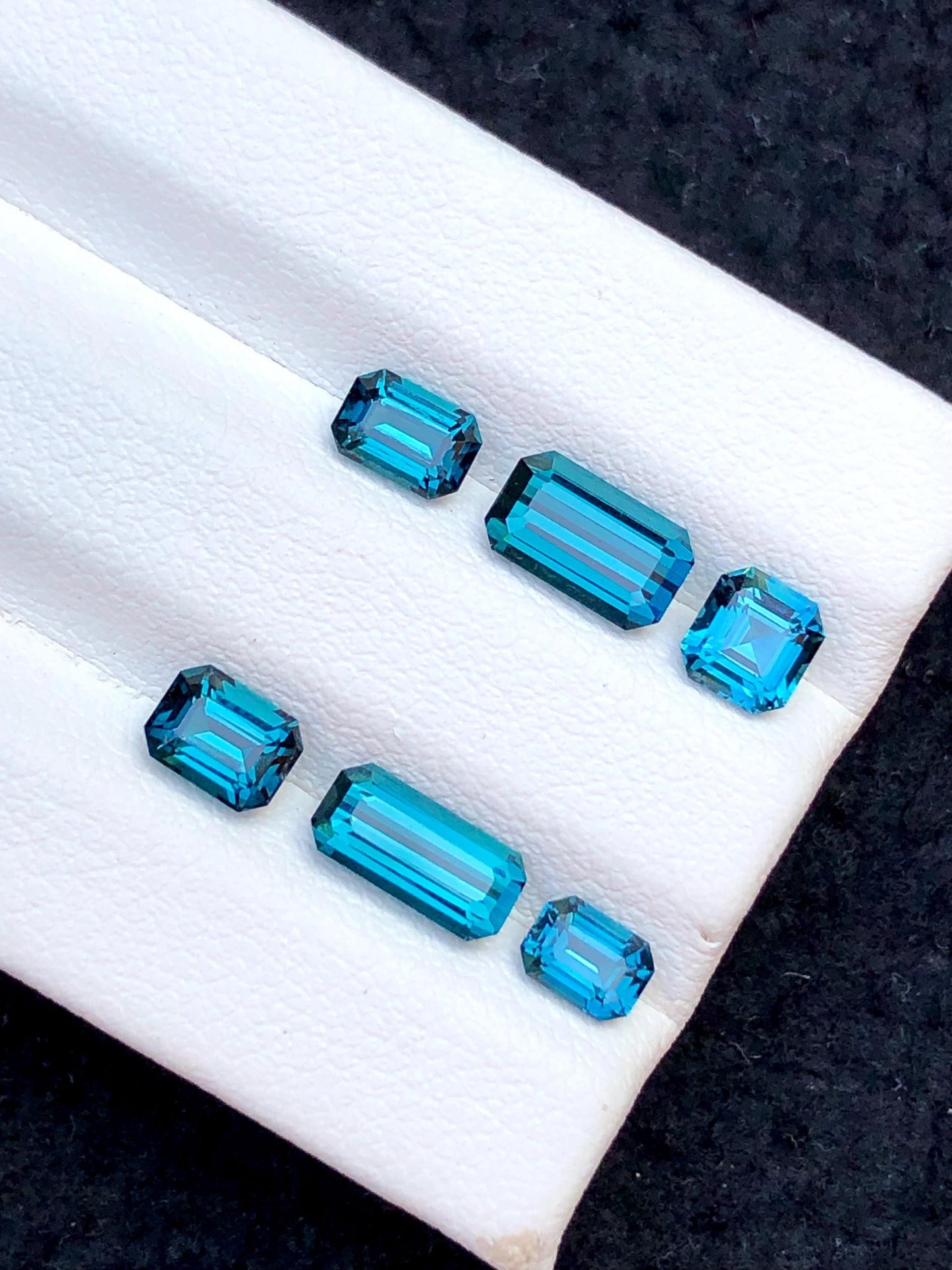 Indicolite Tourmaline Faceted 3.45 ct - Afghan Natural Collector Gem