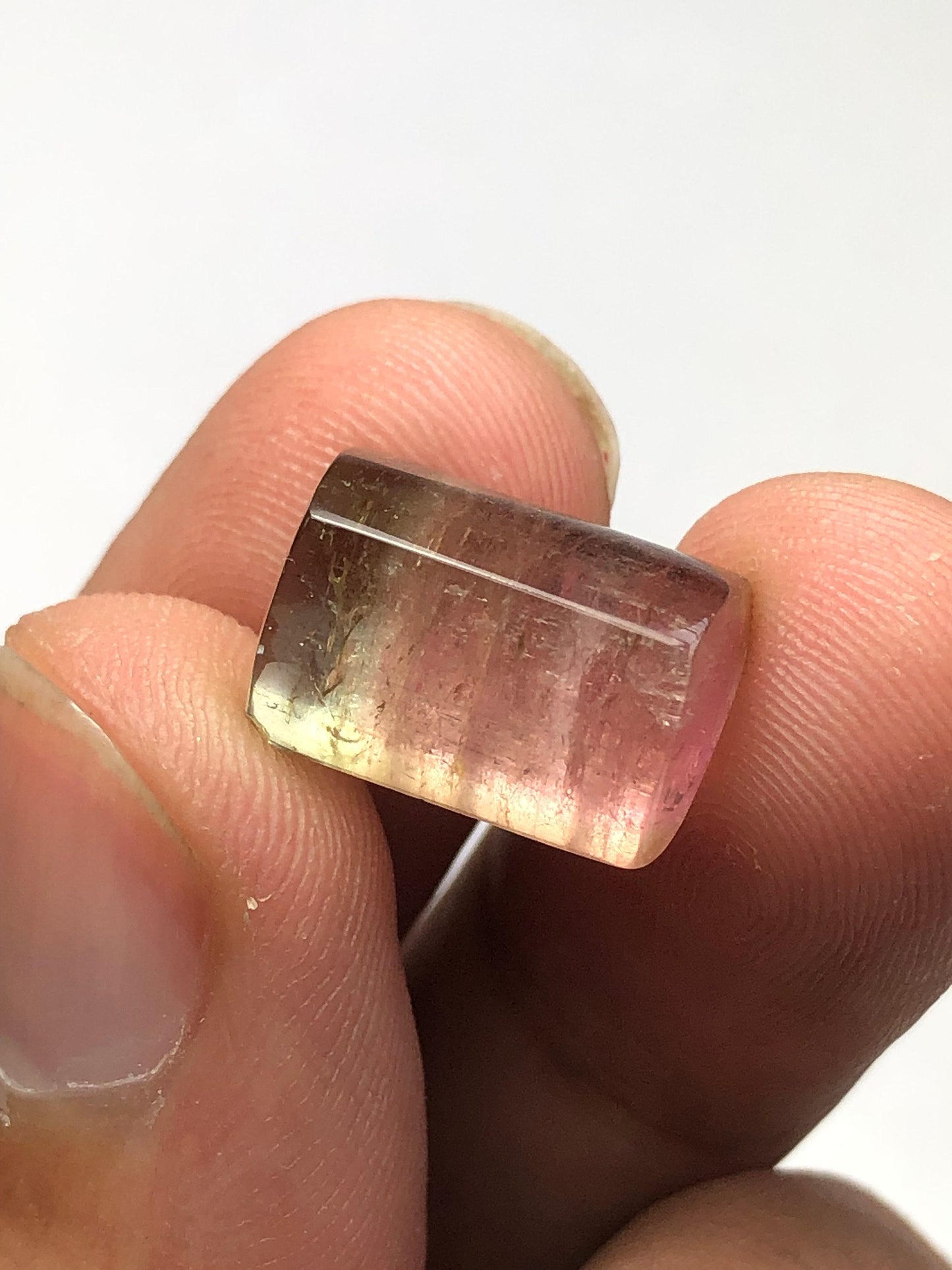 Watermelon Tourmaline Cabochon 12.00 ct - Healing Chakra Gem