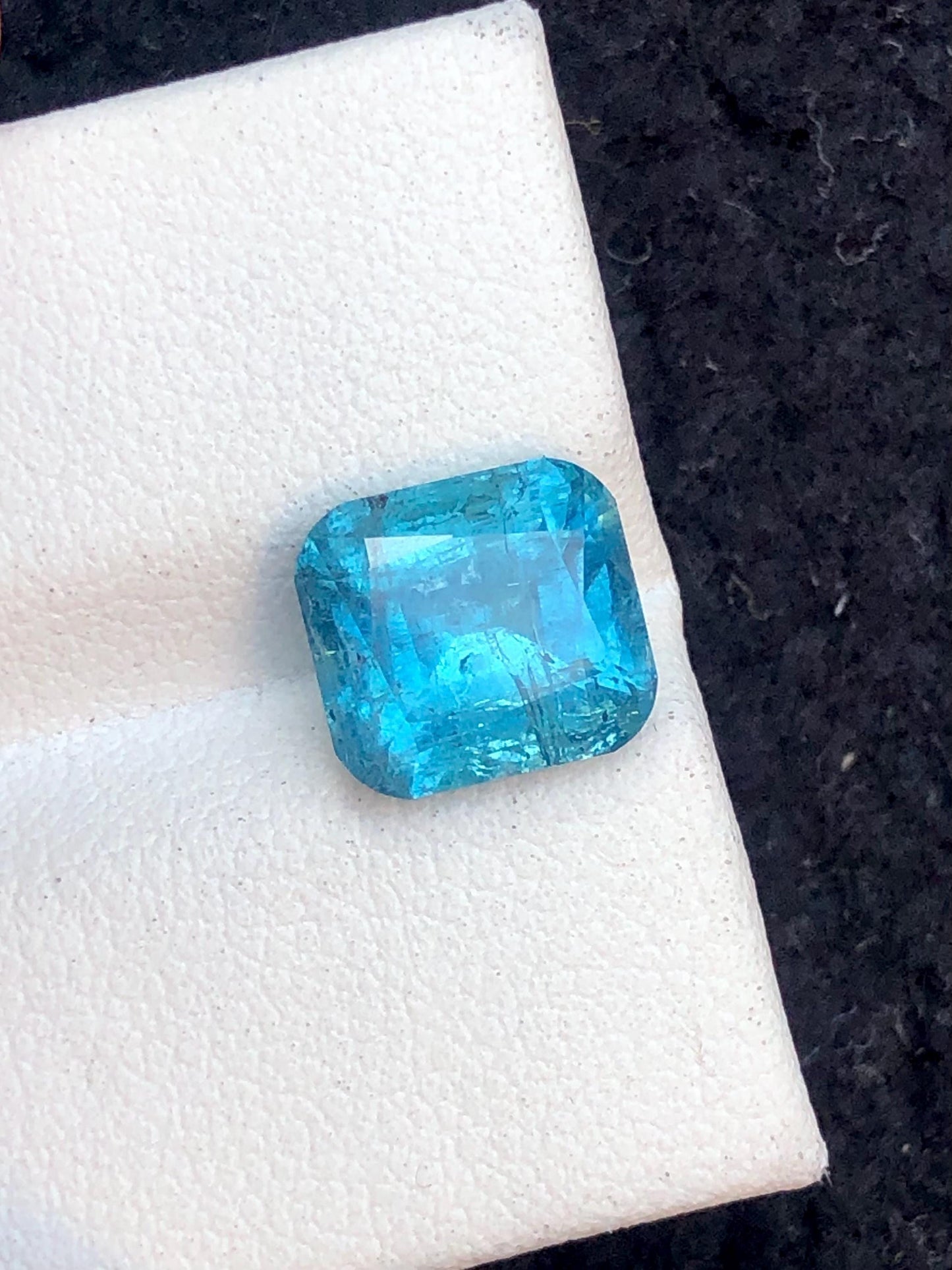 Blue Tourmaline Faceted 3.15 ct - Loose Stone for Fine Jewelry