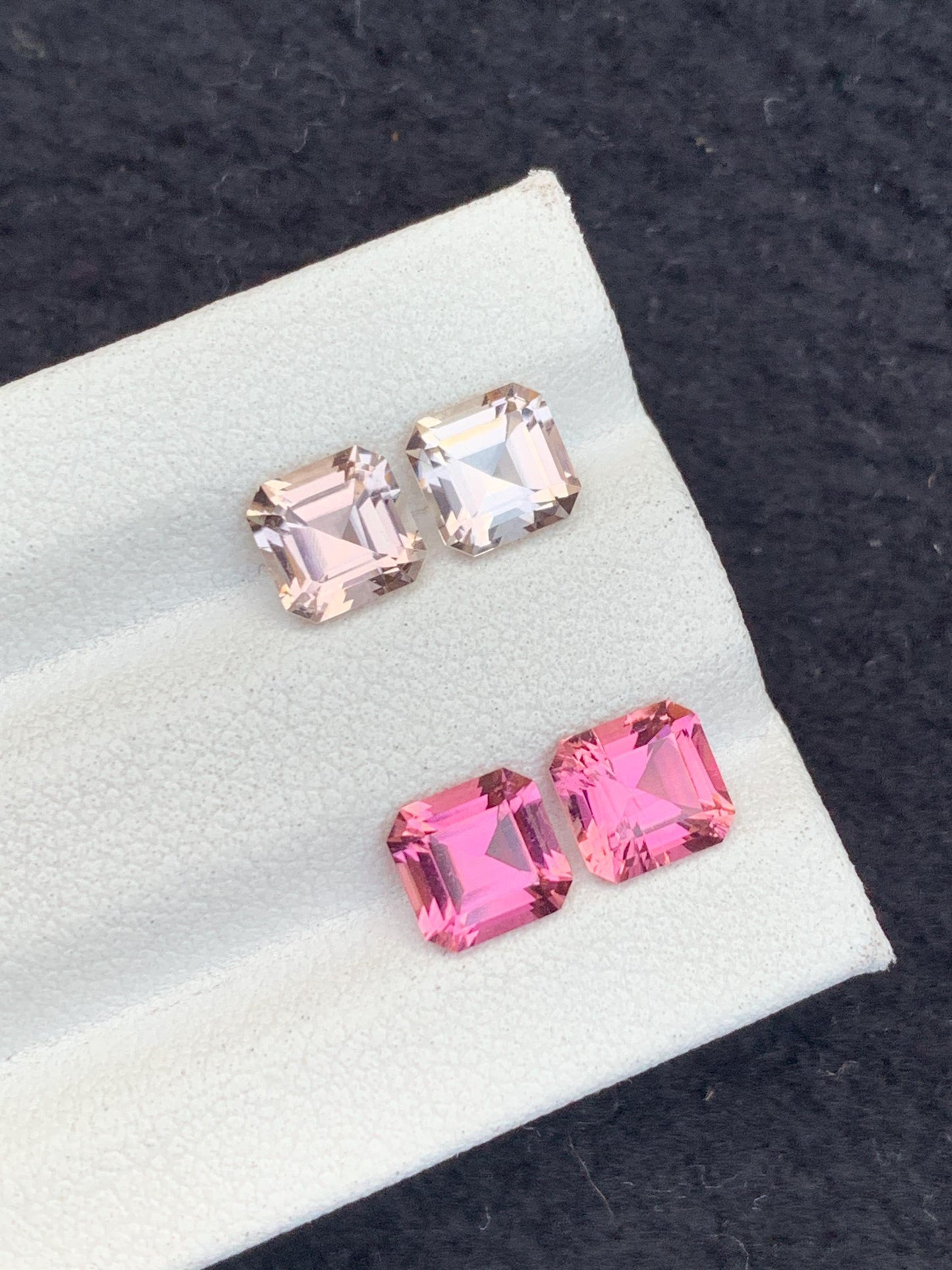 Tourmaline Faceted Pair 3.80 ct - Calibrated Gems for Fine Jewelry