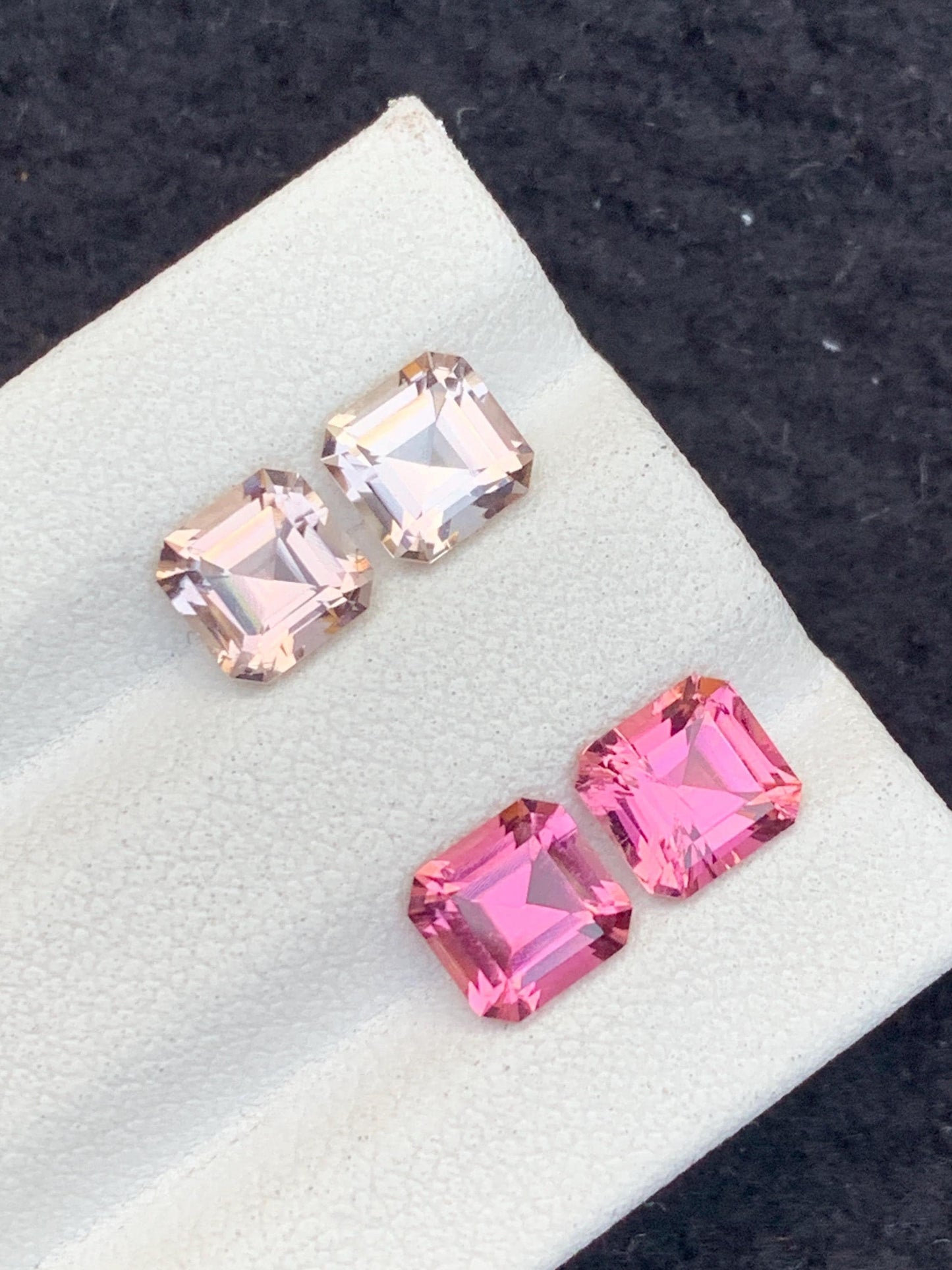 Tourmaline Faceted Pair 3.80 ct - Calibrated Gems for Fine Jewelry