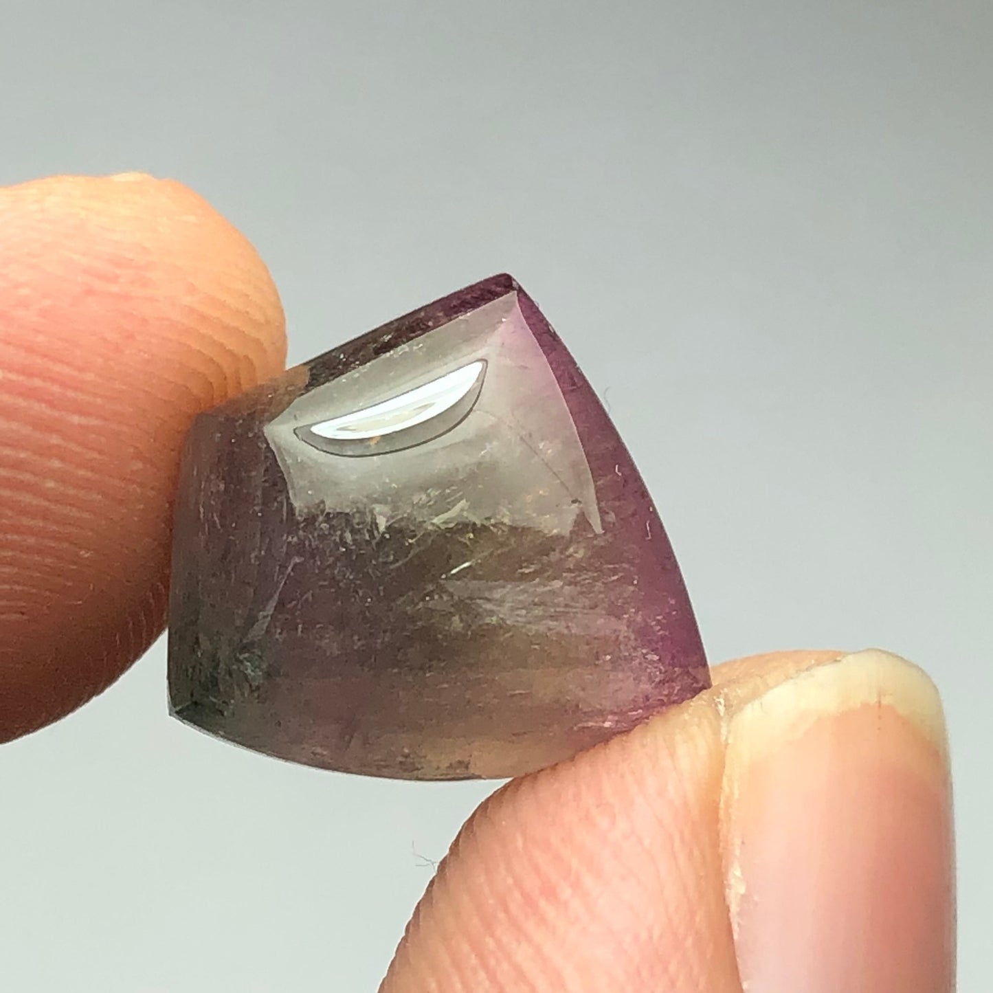 8.60 carat natural tourmaline cabochon 13mm long
