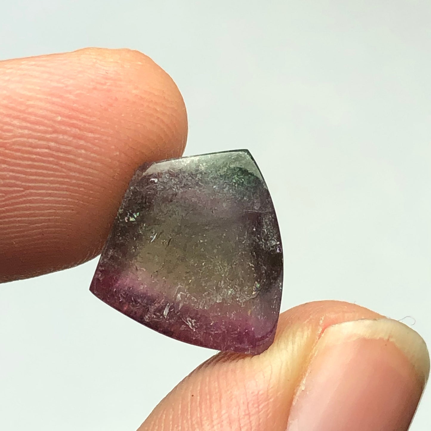 8.60 carat natural tourmaline cabochon 13mm long