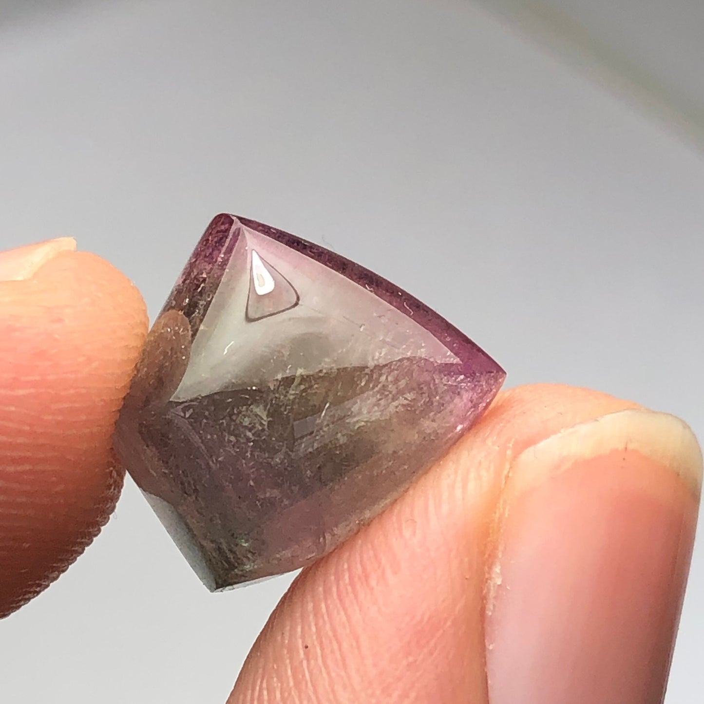 8.60 carat natural tourmaline cabochon 13mm long