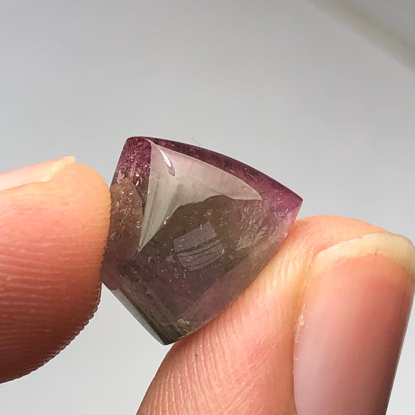 8.60 carat natural tourmaline cabochon 13mm long