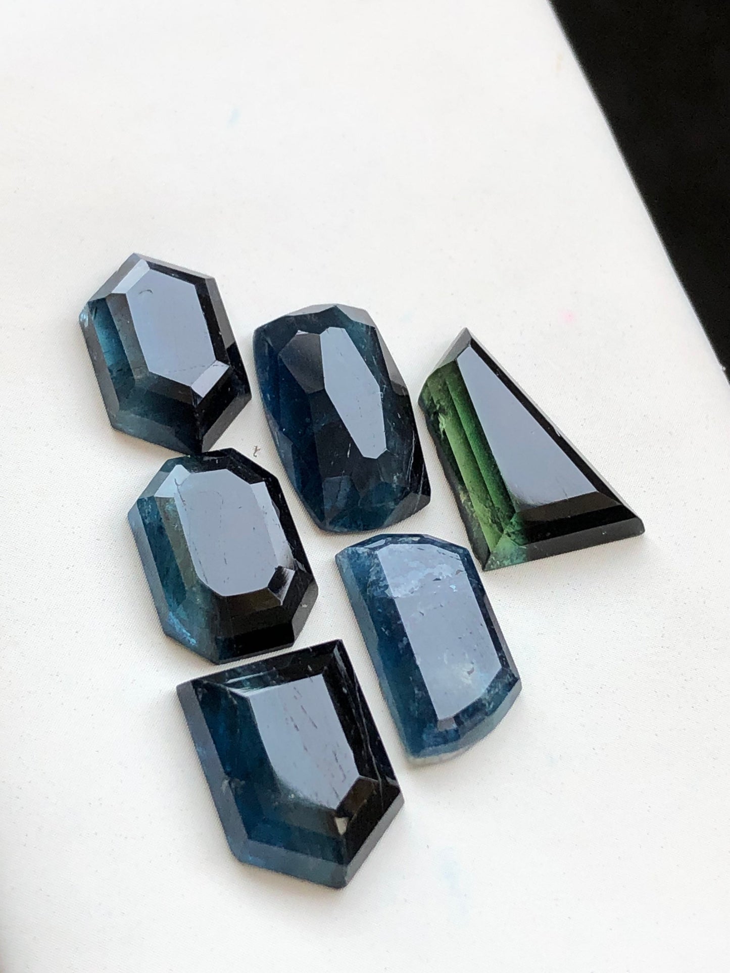 37 carats natural afghani tourmaline rose cut lot available
