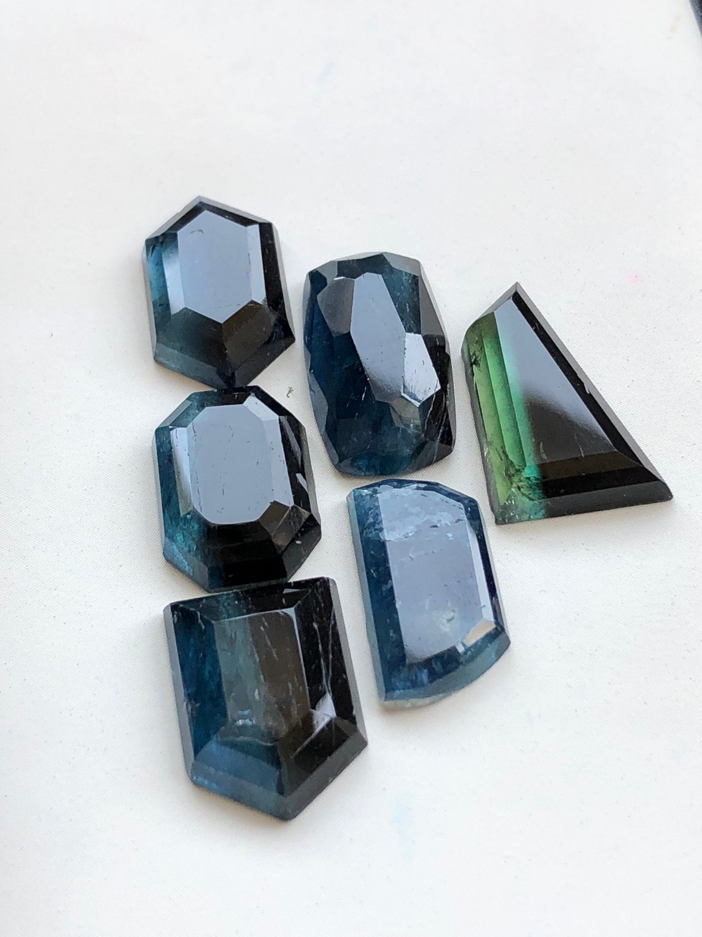 37 carats natural afghani tourmaline rose cut lot available