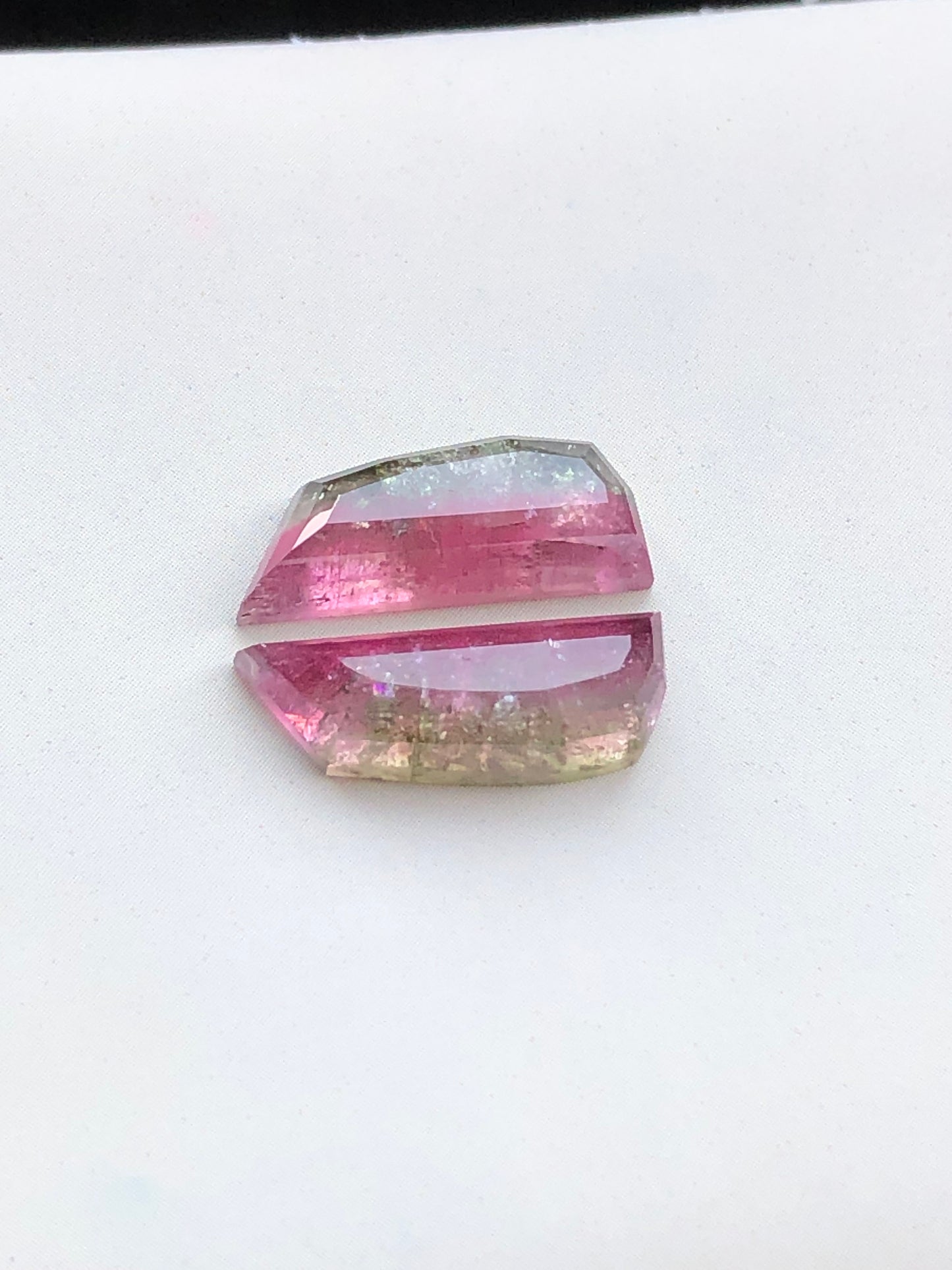 8 carats tourmaline pairs available natural loose gemstone flat back perfect for earrings