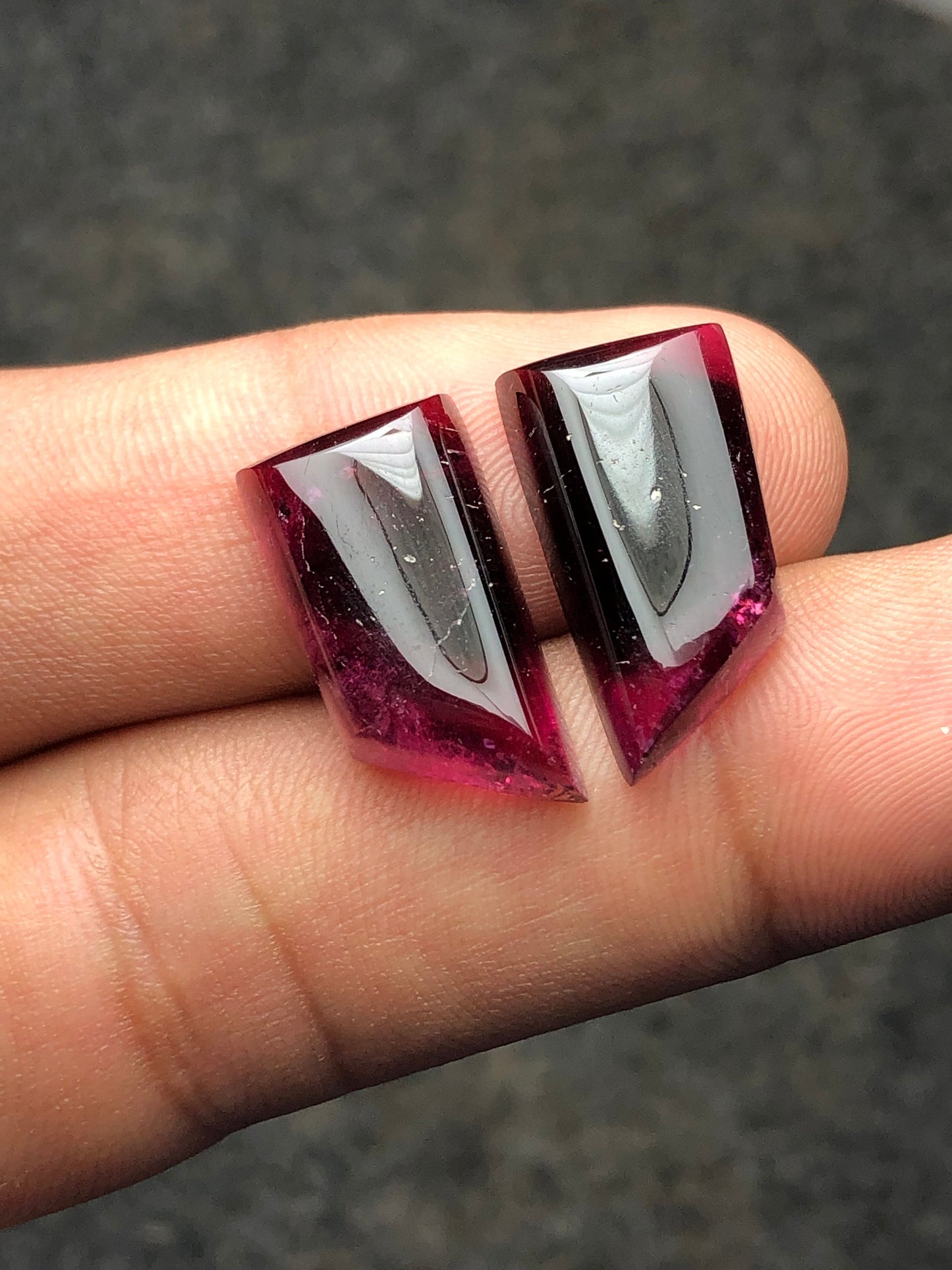 Natural tourmaline pair 26 carat