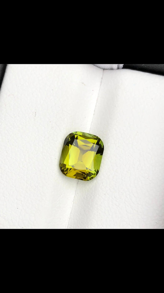 1.80 carat stunning faceted afghan tourmaline available loupe clean
