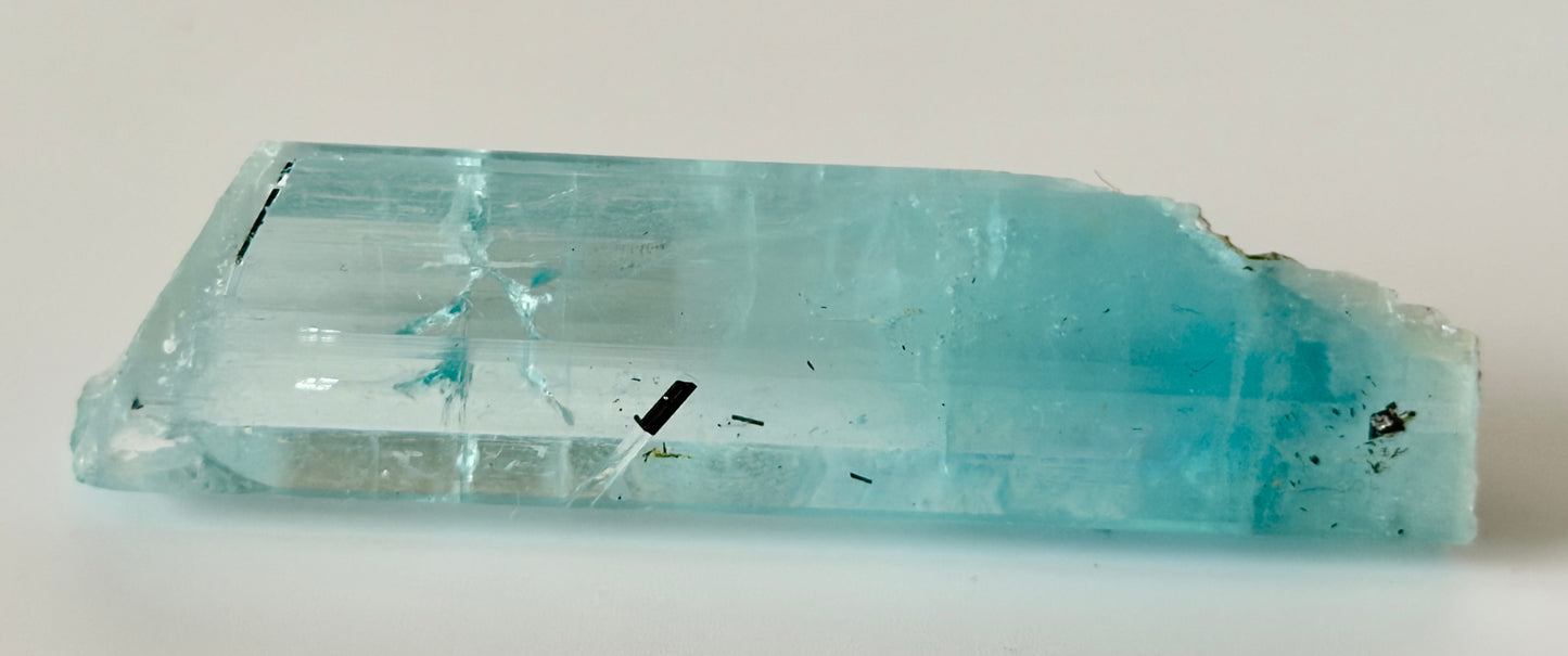 Blue Aquamarine Crystal Specimen 38.11g – Shigar Pakistan Natural Beryl