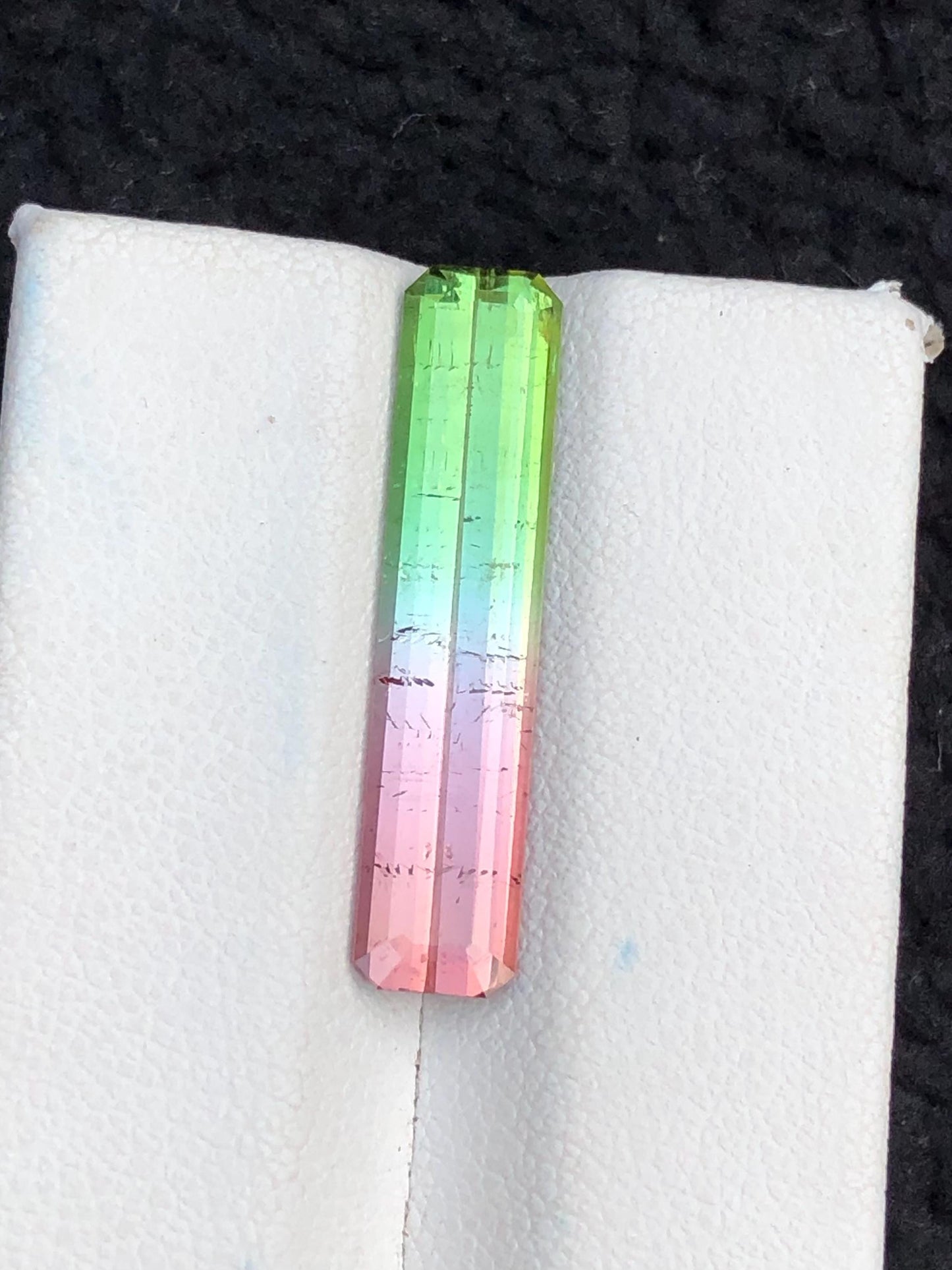 6 CTs watermelon tourmaline faceted