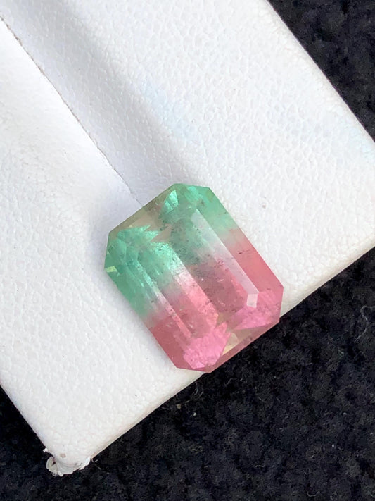 7.50 CTs watermelon tourmaline natural faceted