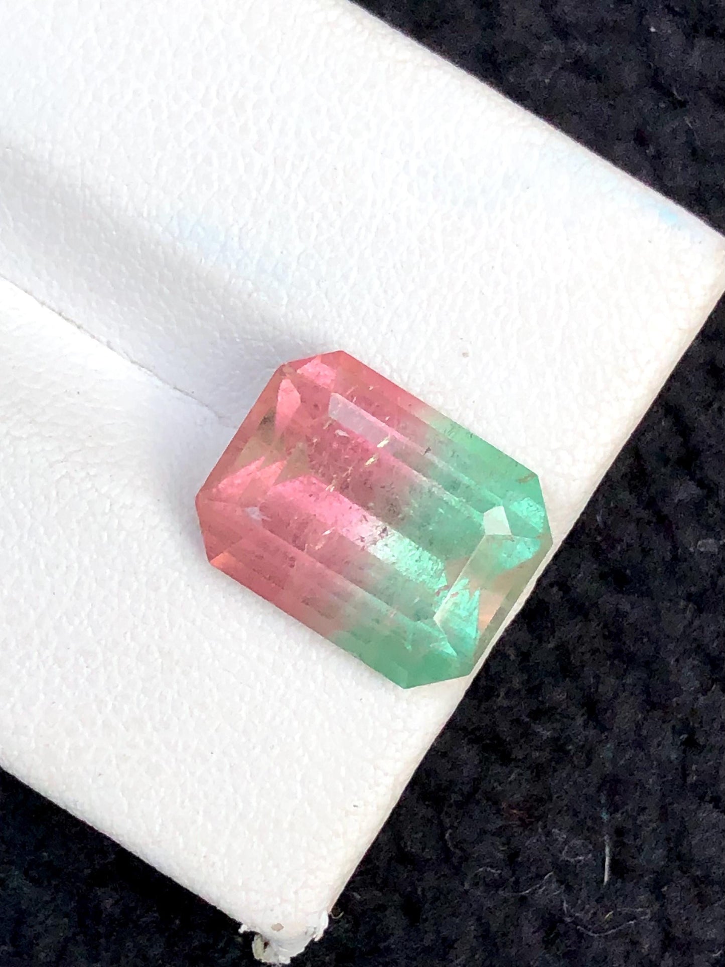 7.50 CTs watermelon tourmaline natural faceted