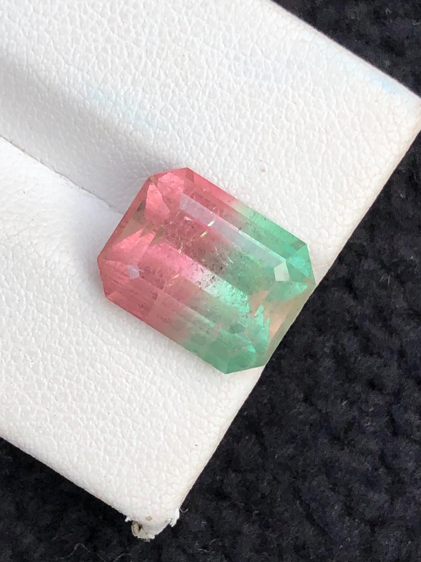 7.50 CTs watermelon tourmaline natural faceted