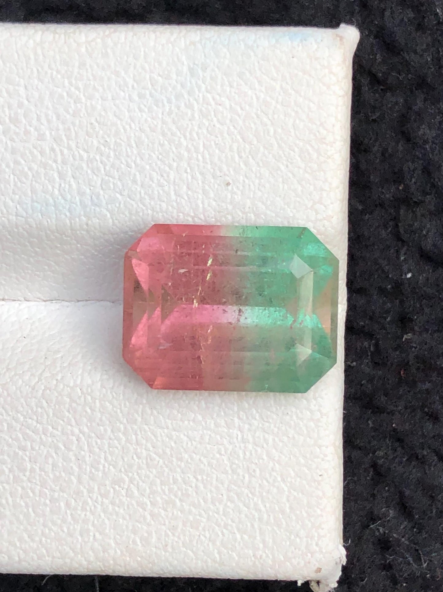 7.50 CTs watermelon tourmaline natural faceted