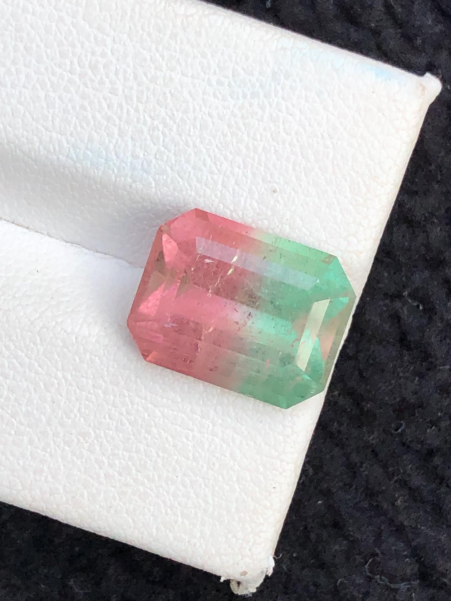 7.50 CTs watermelon tourmaline natural faceted