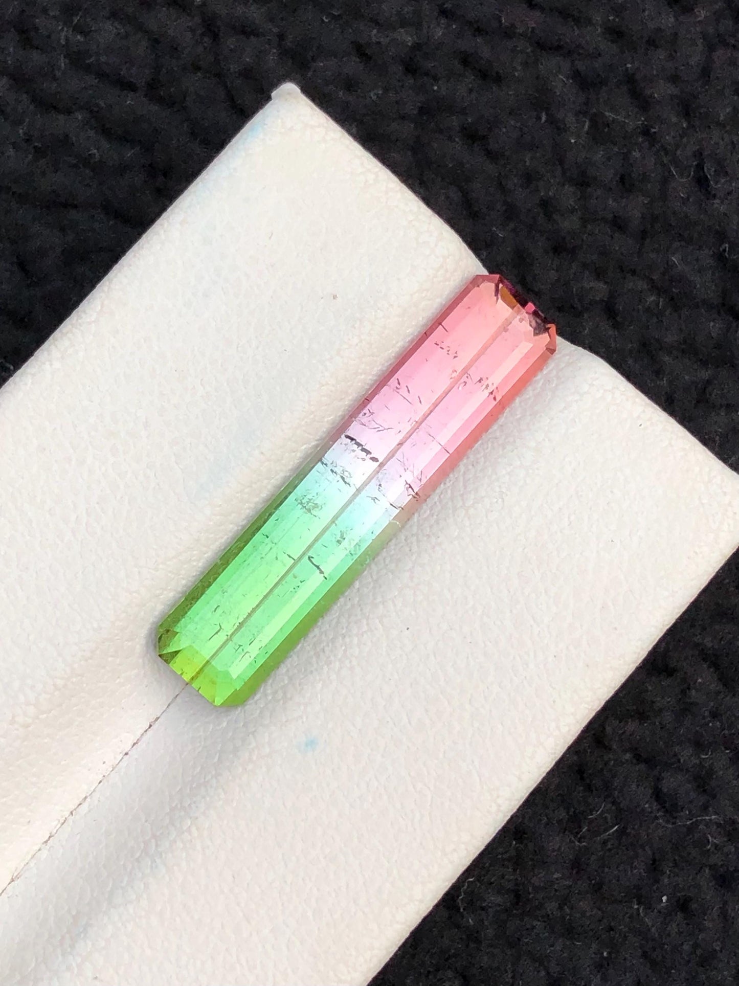 6 CTs watermelon tourmaline faceted