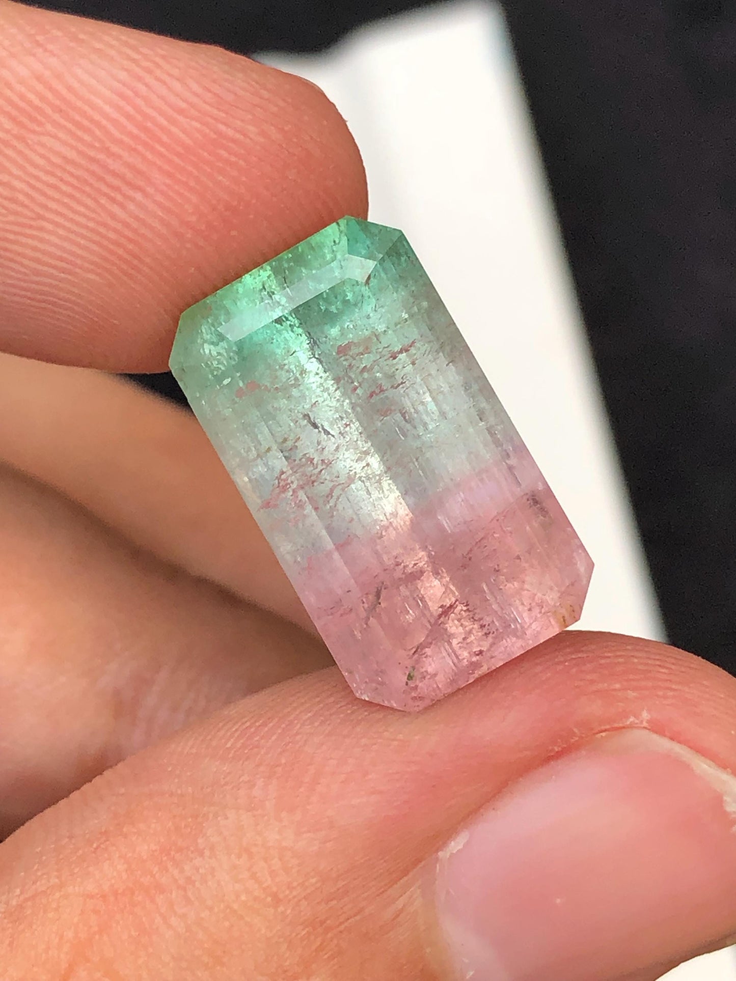 12.80 CTs watermelon tourmaline 18*11*9mm